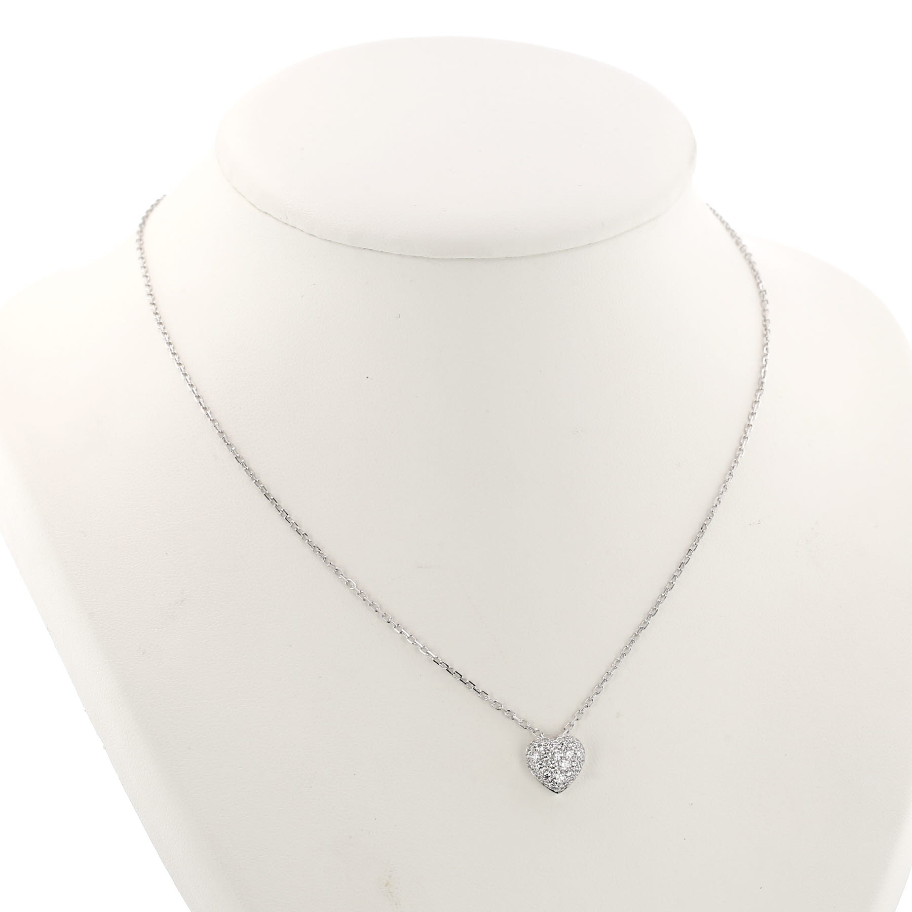 Cartier Coeur et Symbole pendant in white gold and diamonds