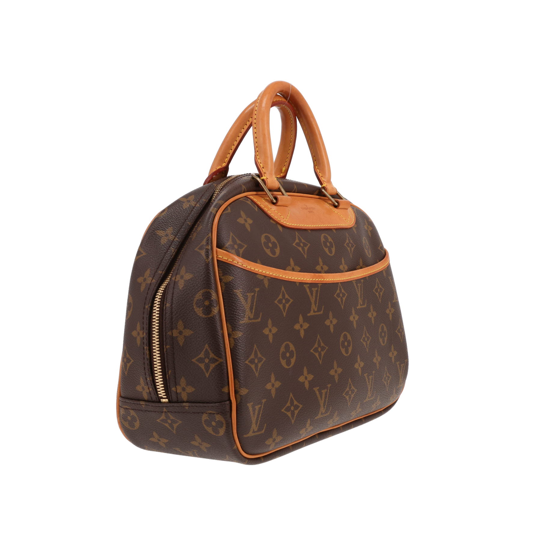 Sac à main Louis Vuitton  Trouville en toile monogram et cuir naturel
