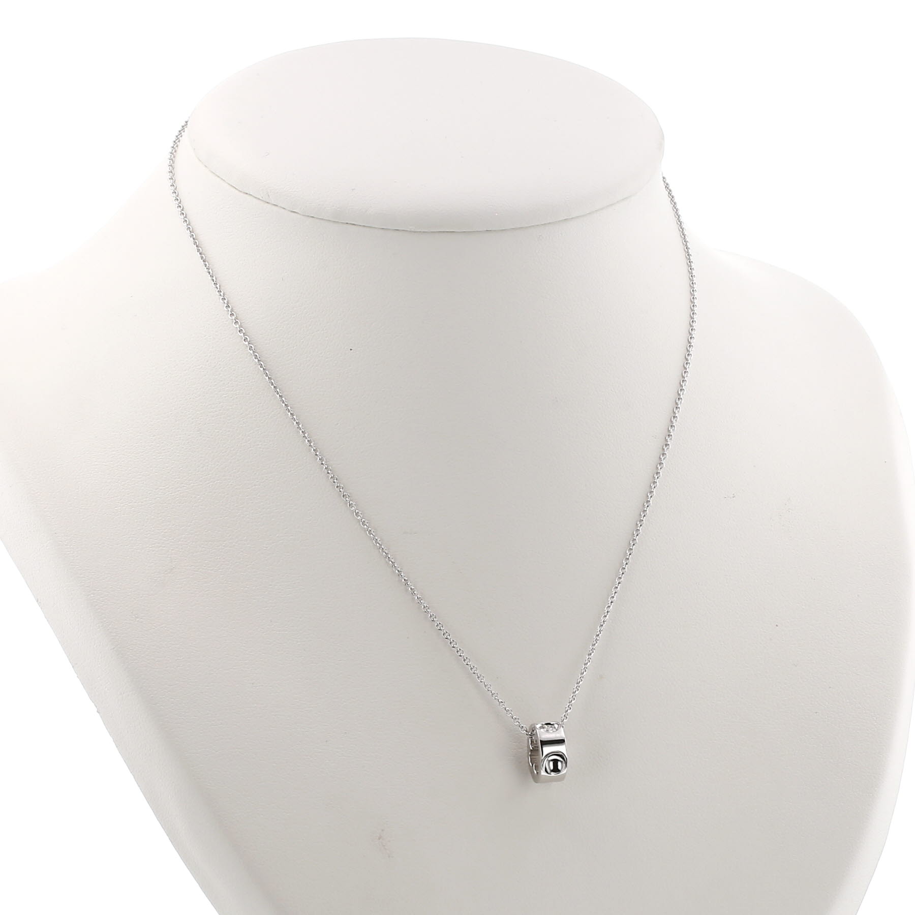 Louis Vuitton Empreinte necklace in white gold and diamond
