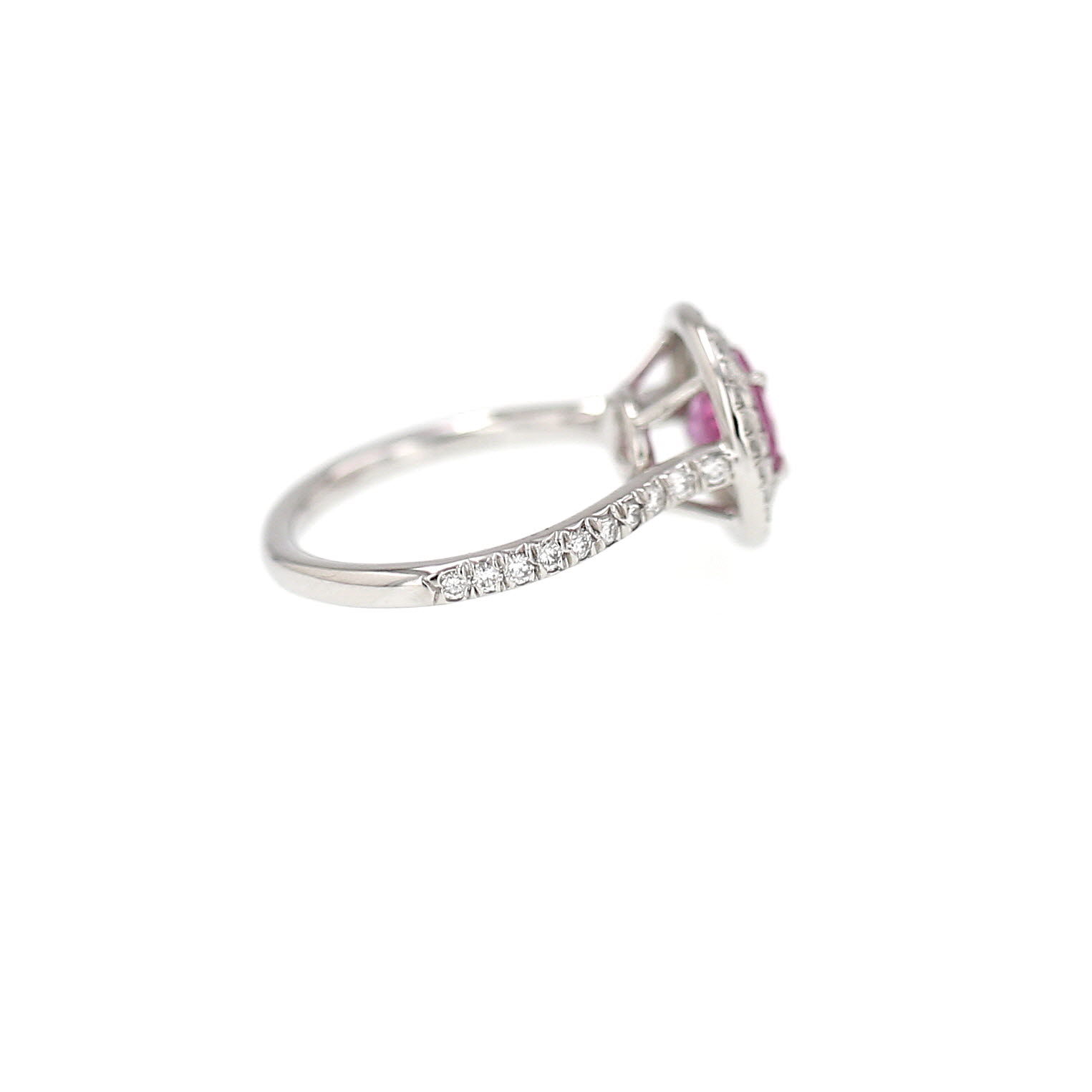 Tiffany & Co Soleste ring in platinum, sapphire and diamonds