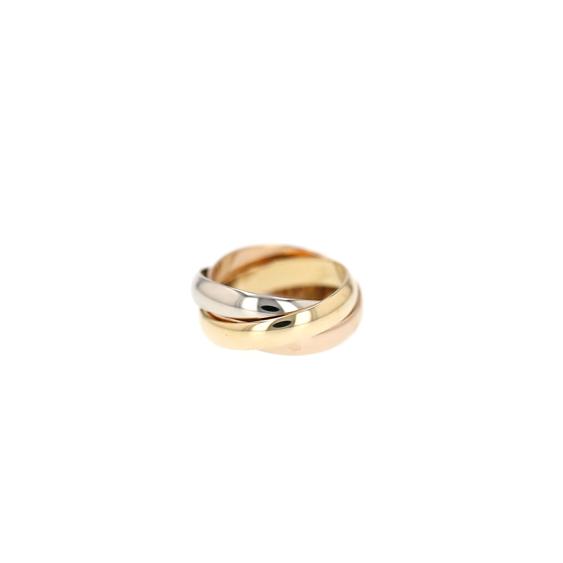 Cartier Trinity "les Must de Cartier" medium model ring in 3 golds, size 48