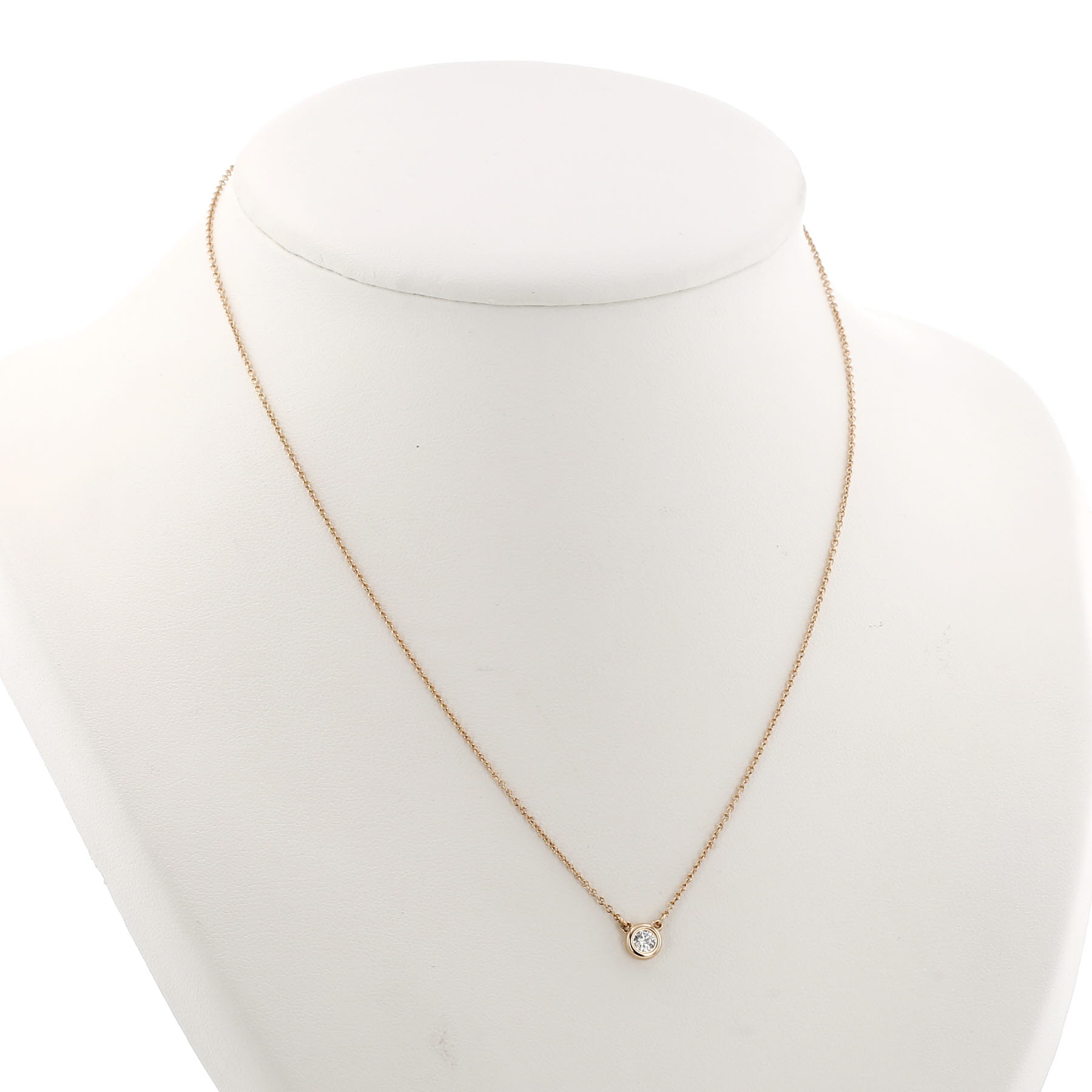 Collier Tiffany 
Co Diamonds By The Yard en or rose et diamant