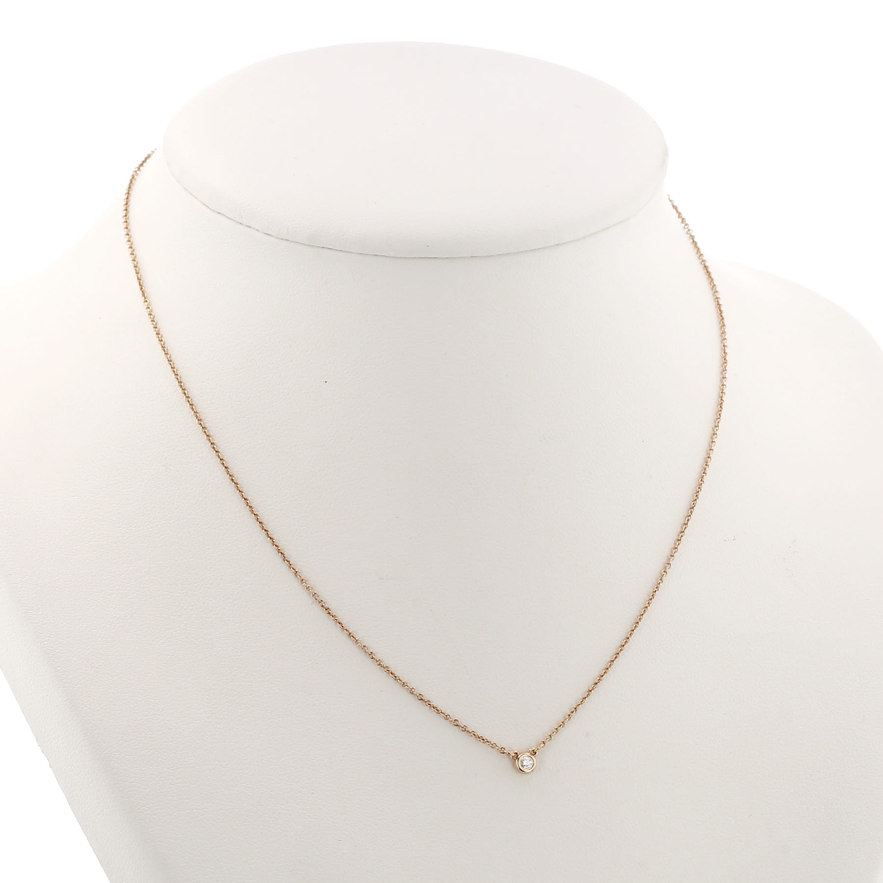 Collier Tiffany & Co Diamonds By The Yard en or rose et diamant