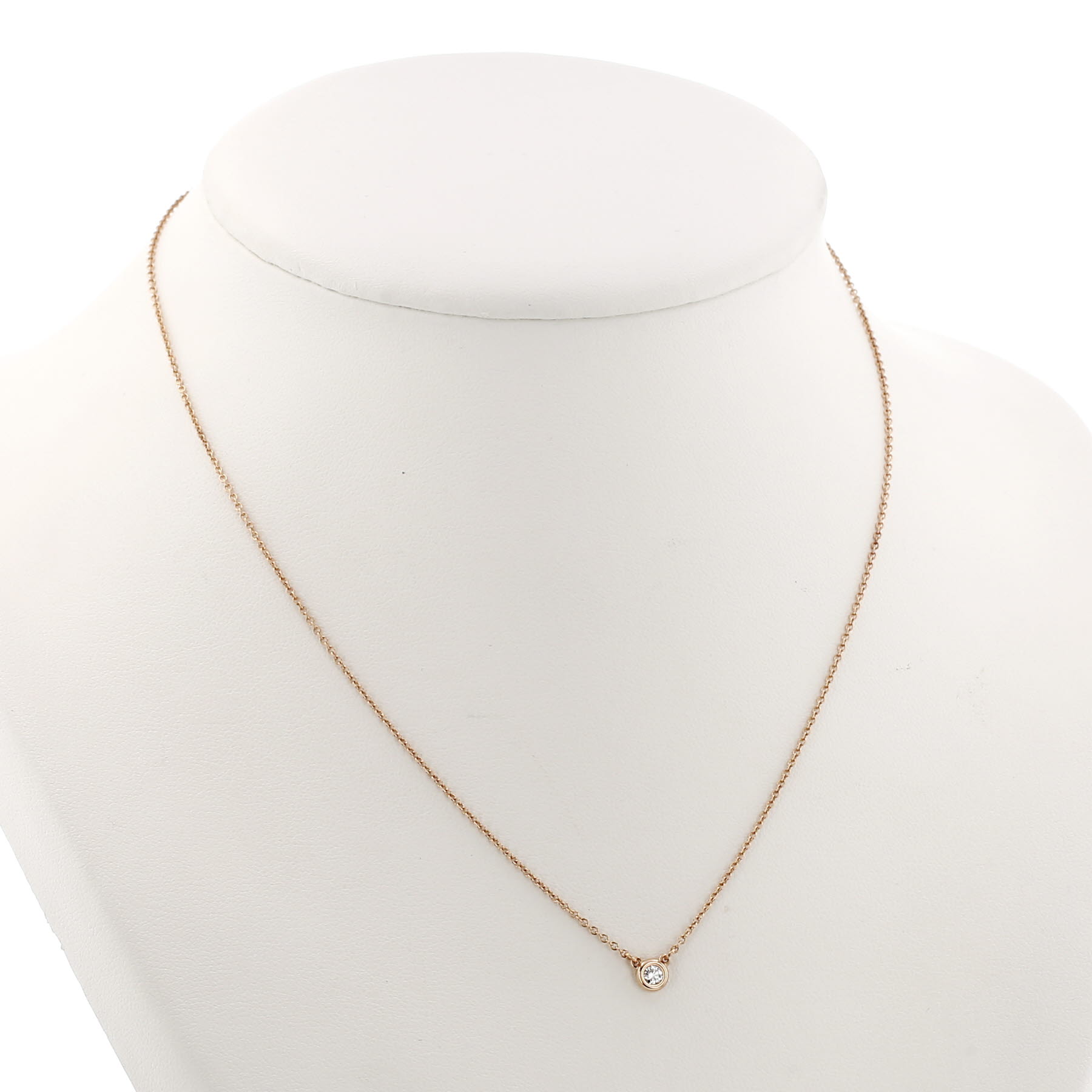 Tiffany & Co Diamonds By The Yard necklace in pink gold and diamond