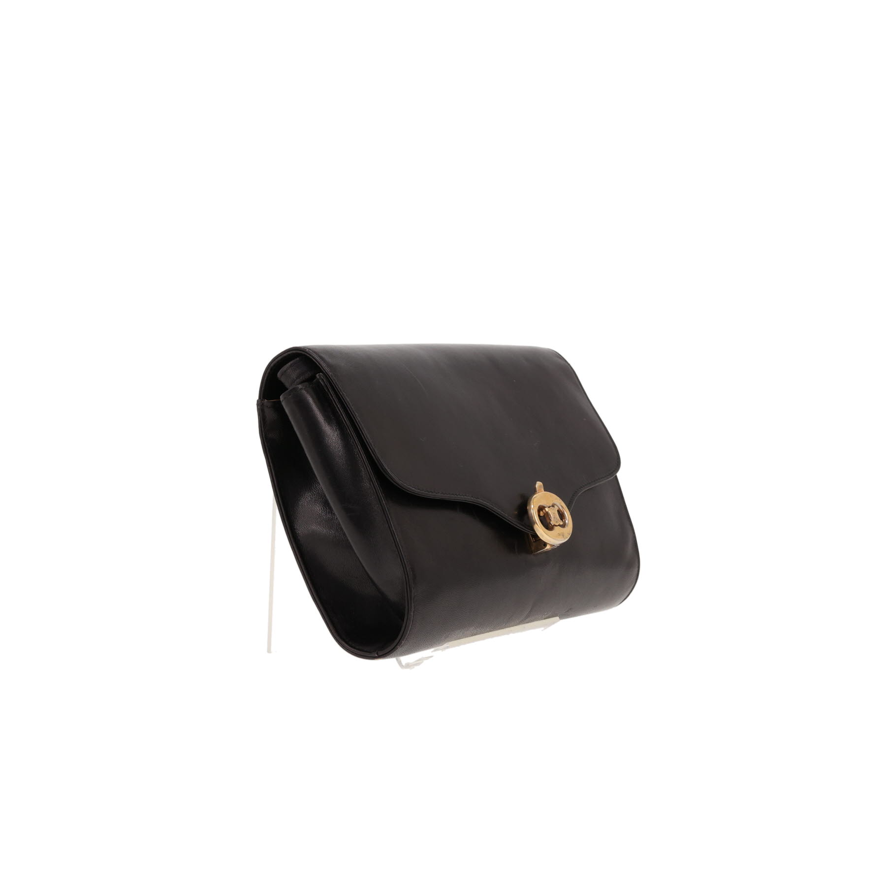 Bolso bandolera Celine vintage de piel negra