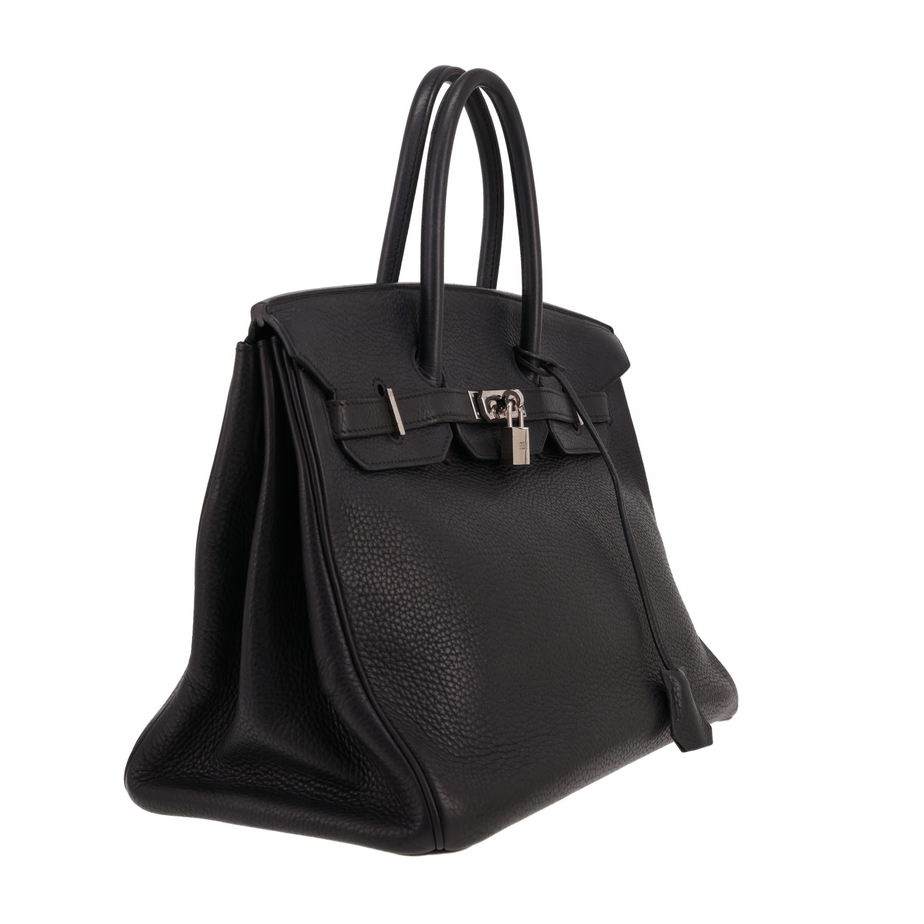 Sac à main Hermès  Birkin 35 cm en cuir togo noir