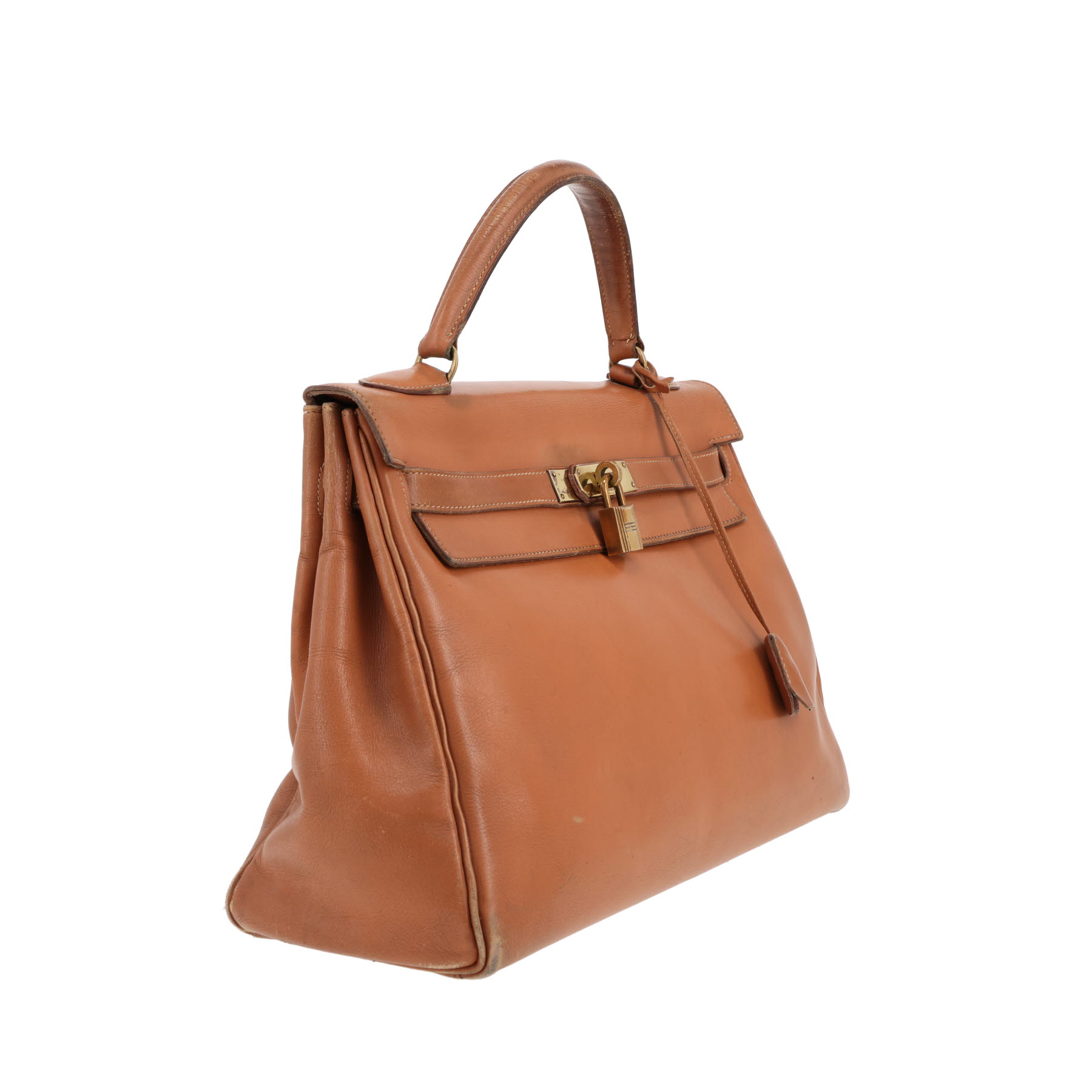 Sac à main Hermès  Kelly 32 cm en cuir marron