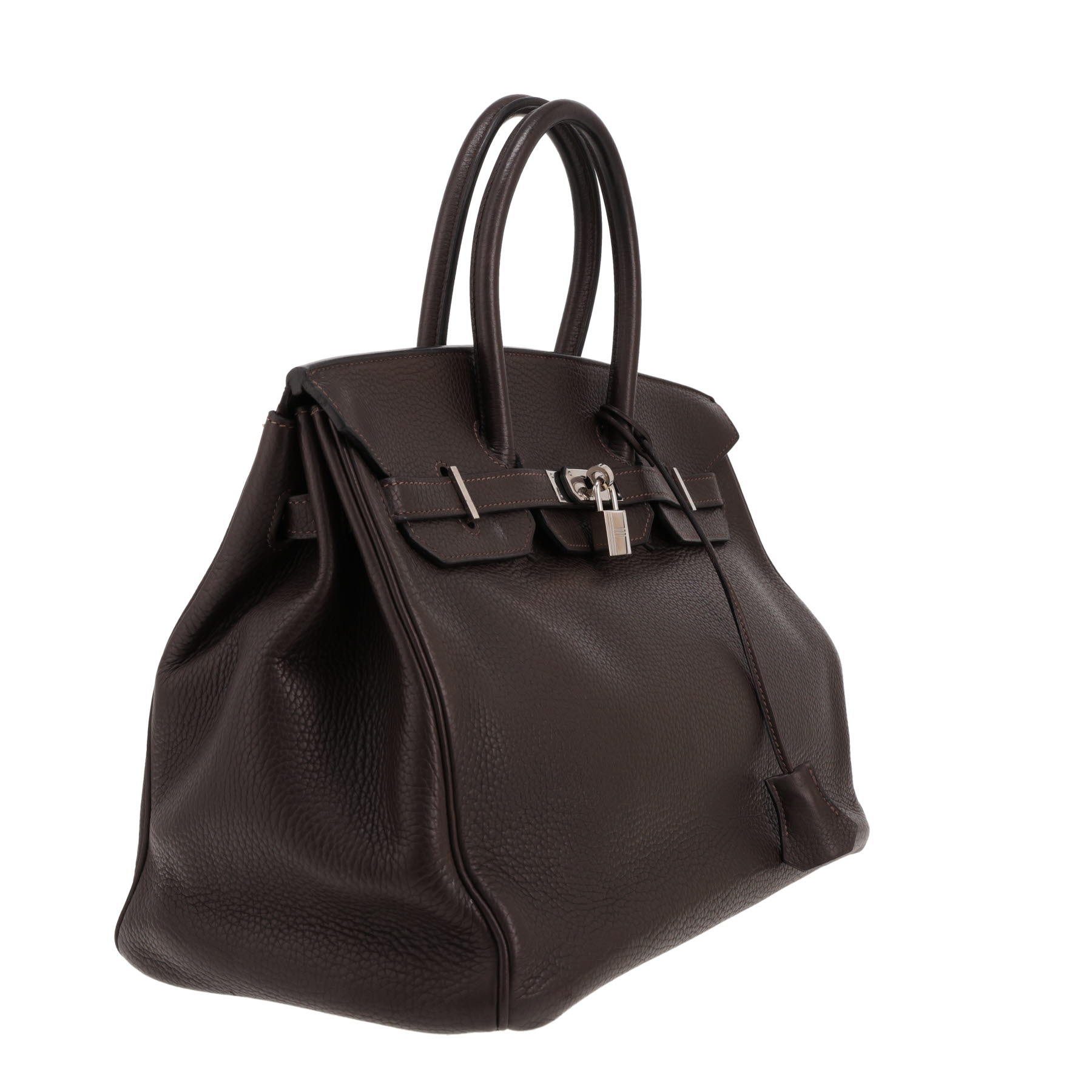 Hermès  Birkin 35 cm handbag  in brown togo leather