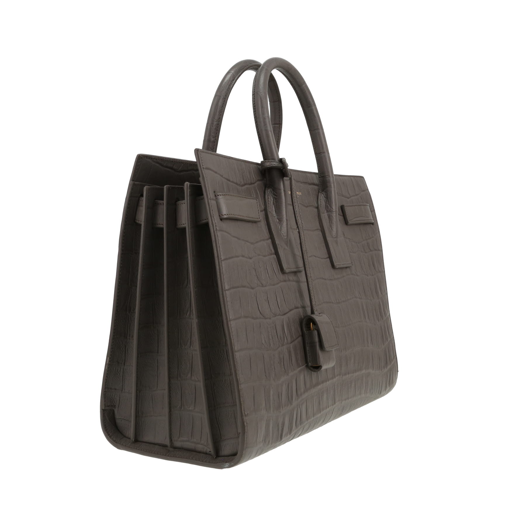 Borsa Saint Laurent  Borsa da giorno piccola in pelle grigia