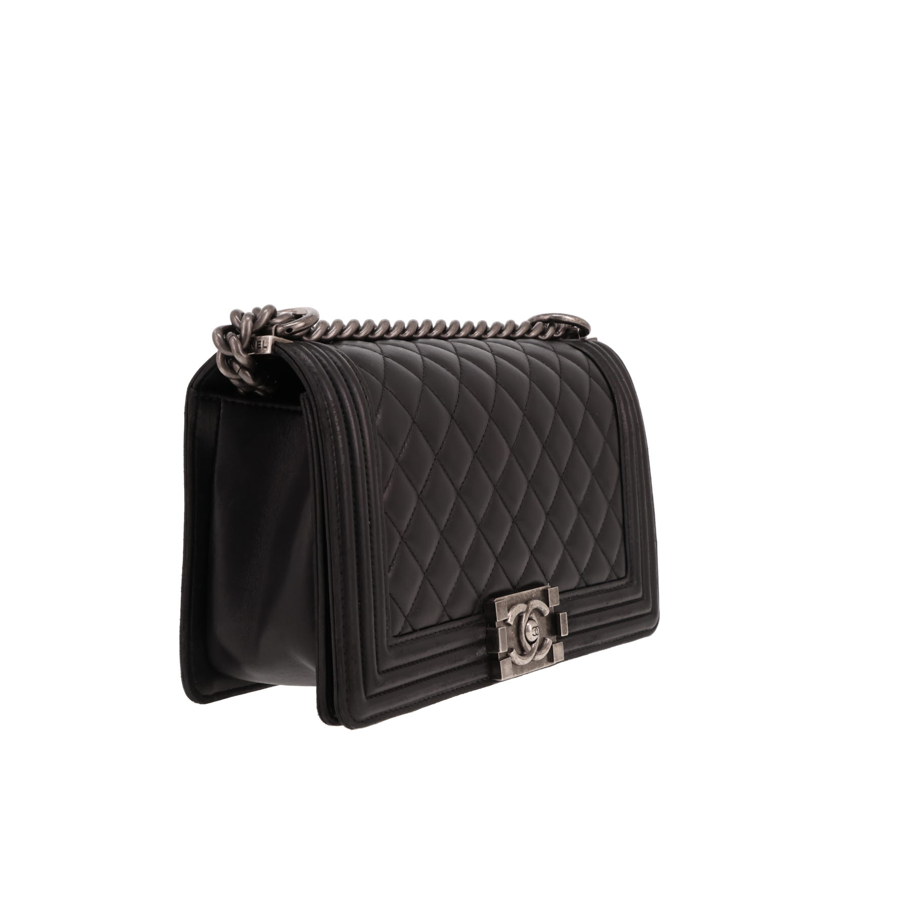 Borsa a tracolla Chanel  Boy in pelle nera