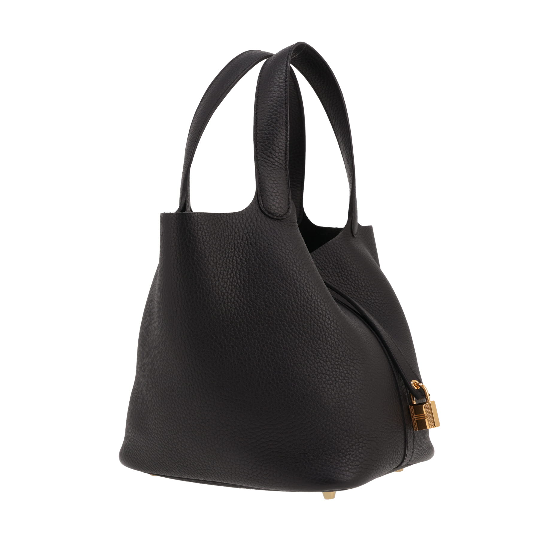 Hermès  Picotin 22 cm handbag  in black togo leather