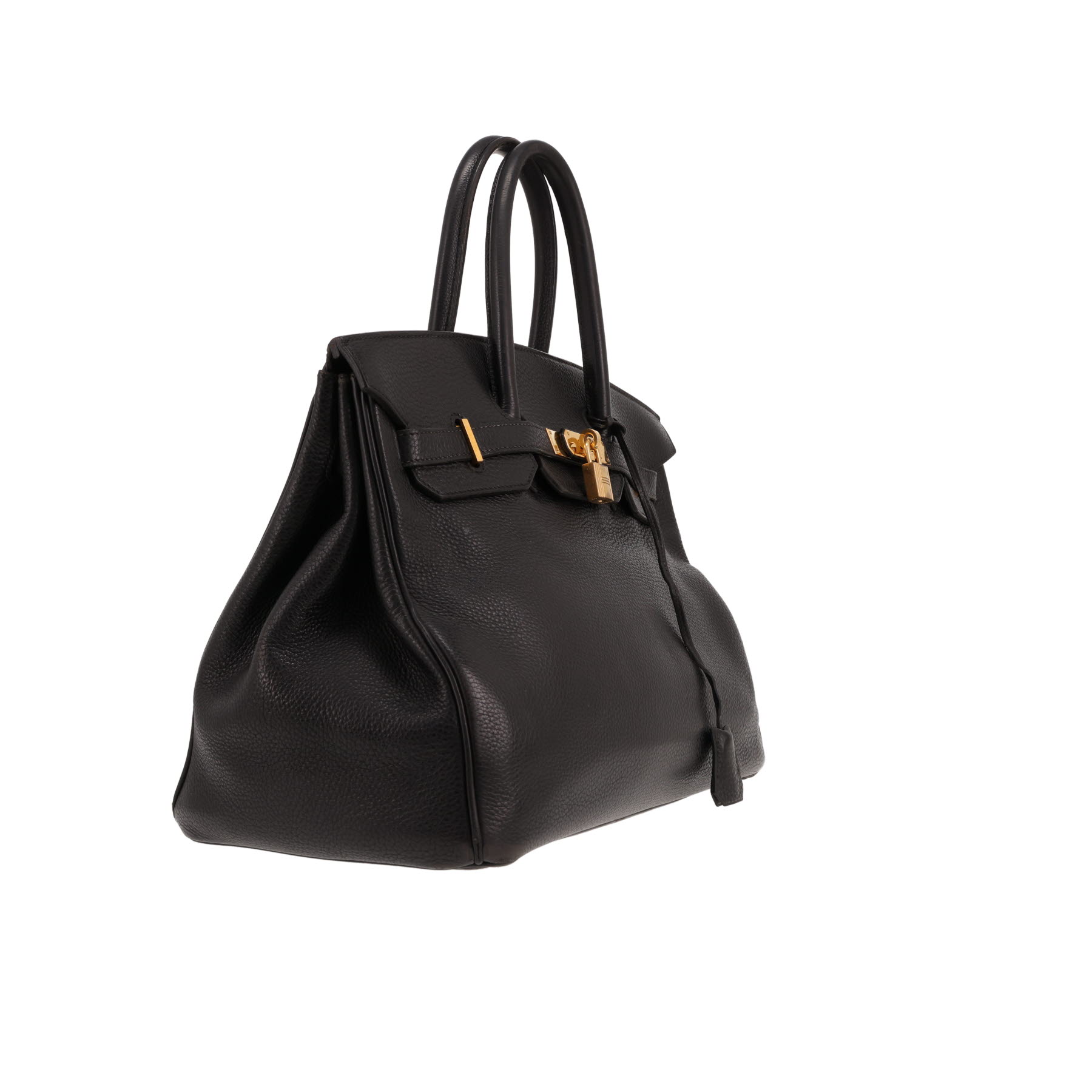 Hermès  Birkin 35 cm handbag  in black togo leather