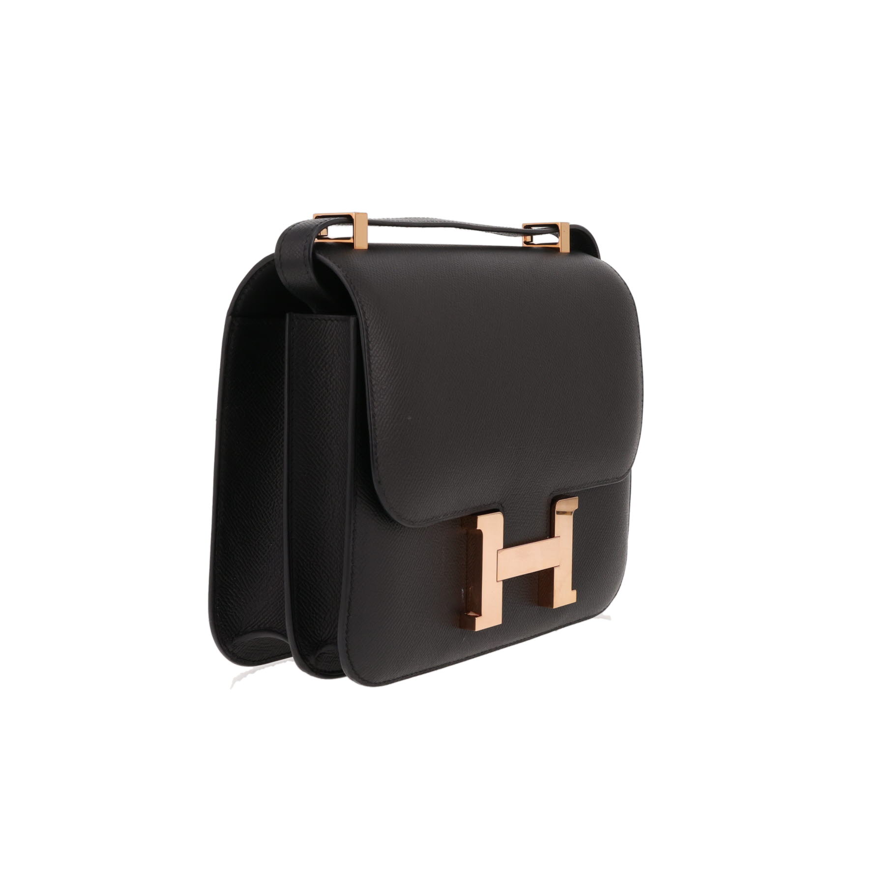 Hermès  Constance handbag  in black epsom leather