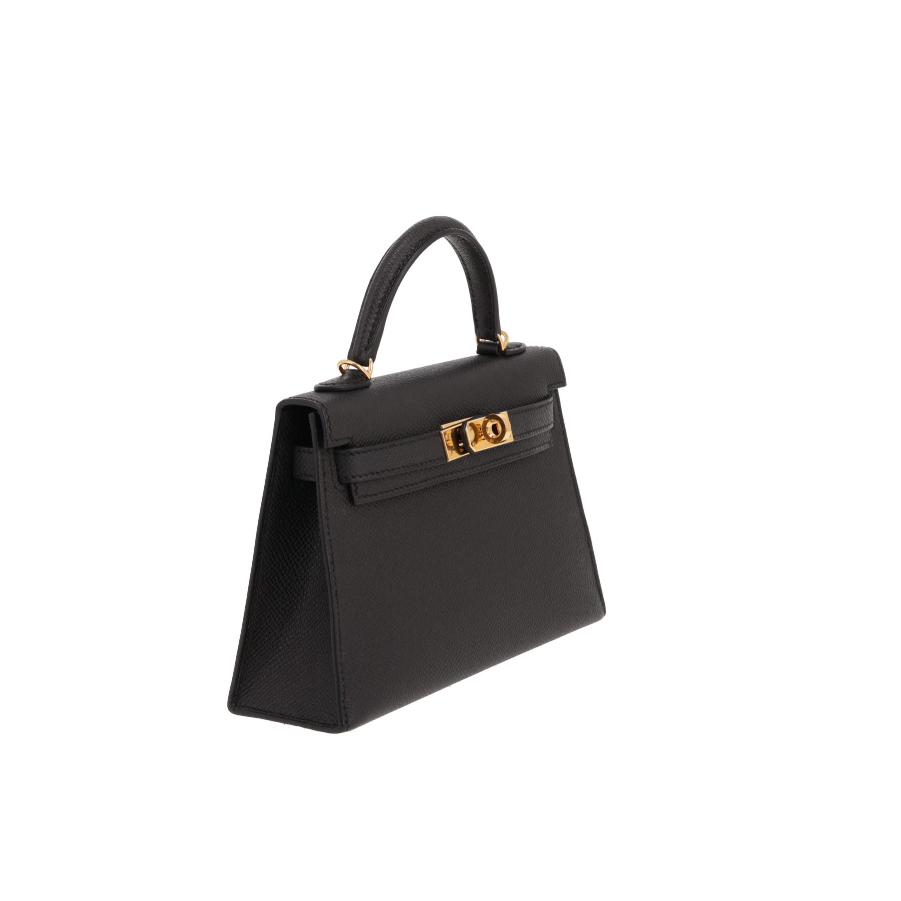 Sac bandoulière Hermès  Kelly 20 cm en cuir epsom noir