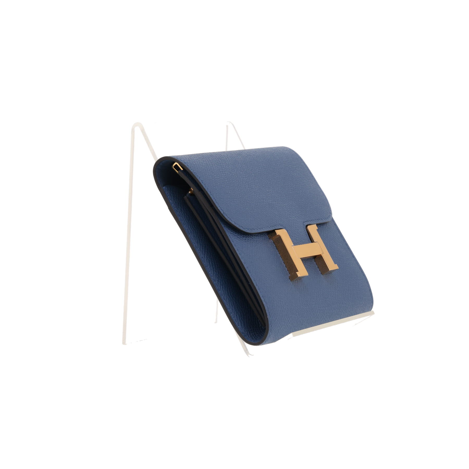 Hermès  Constance Wallet wallet  in blue epsom leather
