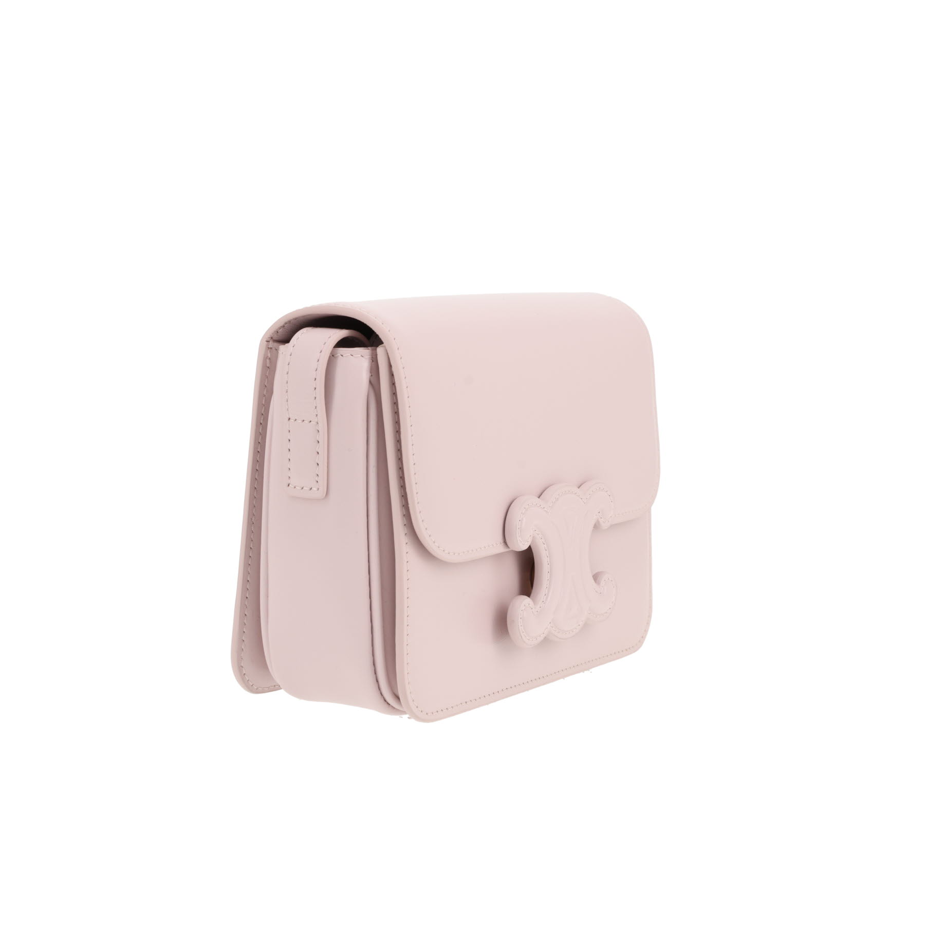 Borsa a tracolla Celine  Triomphe Teen in pelle viola lilla