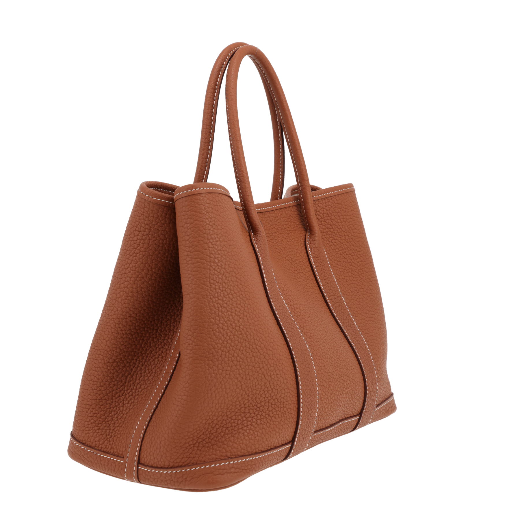 Hermès Garden Party 30 cm tote bag in Gold Togo leather