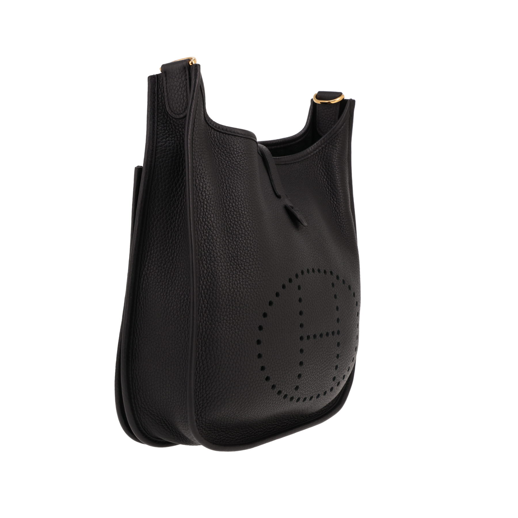 Hermès  Evelyne III shoulder bag  in black togo leather