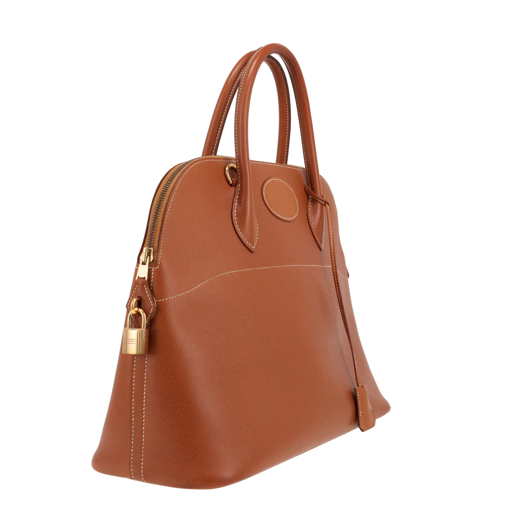 Borsa Hermès  Bolide 35 cm in pelle Courchevel gold