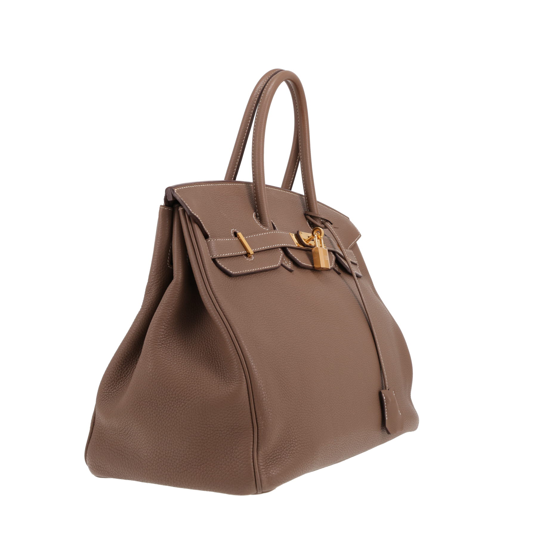 Sac à main Hermès  Birkin 35 cm en cuir togo étoupe