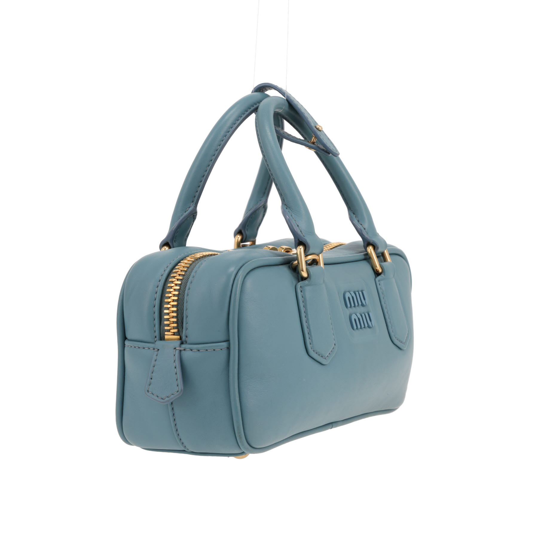 Miu Miu  Arcadie shoulder bag  in blue leather