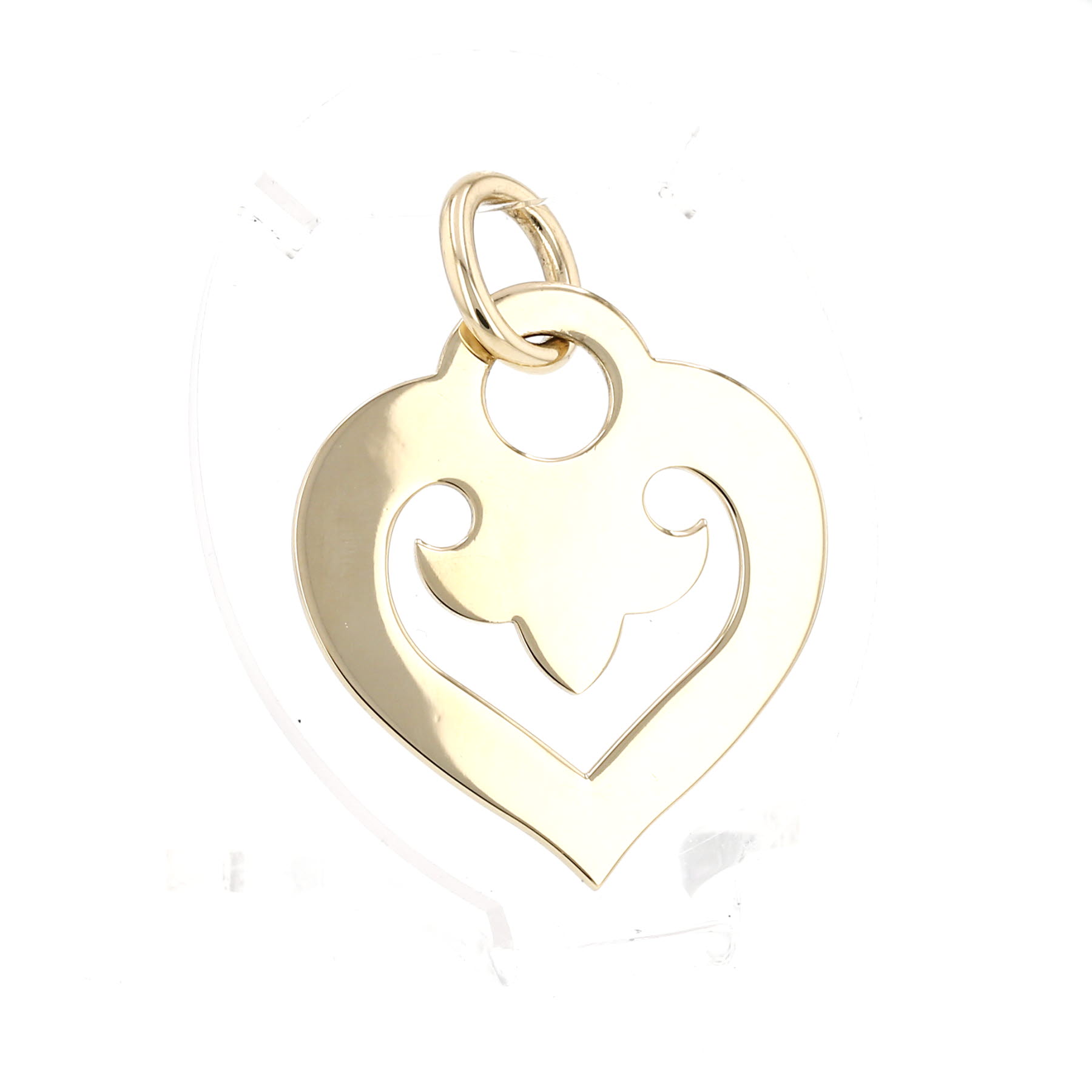 O.J. Perrin Légende large model pendant in yellow gold