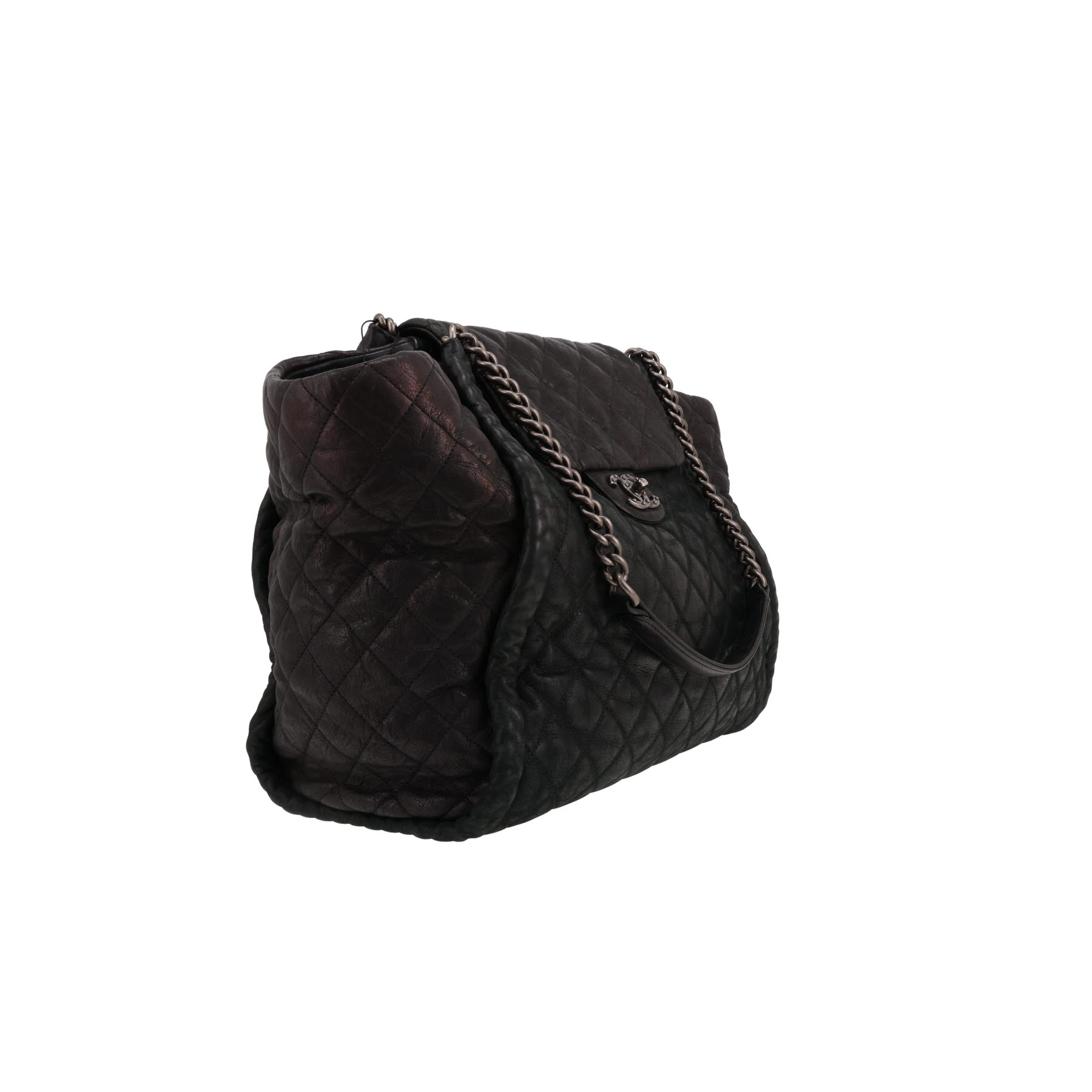 Borsa shopping Chanel   in pelle trapuntata nera