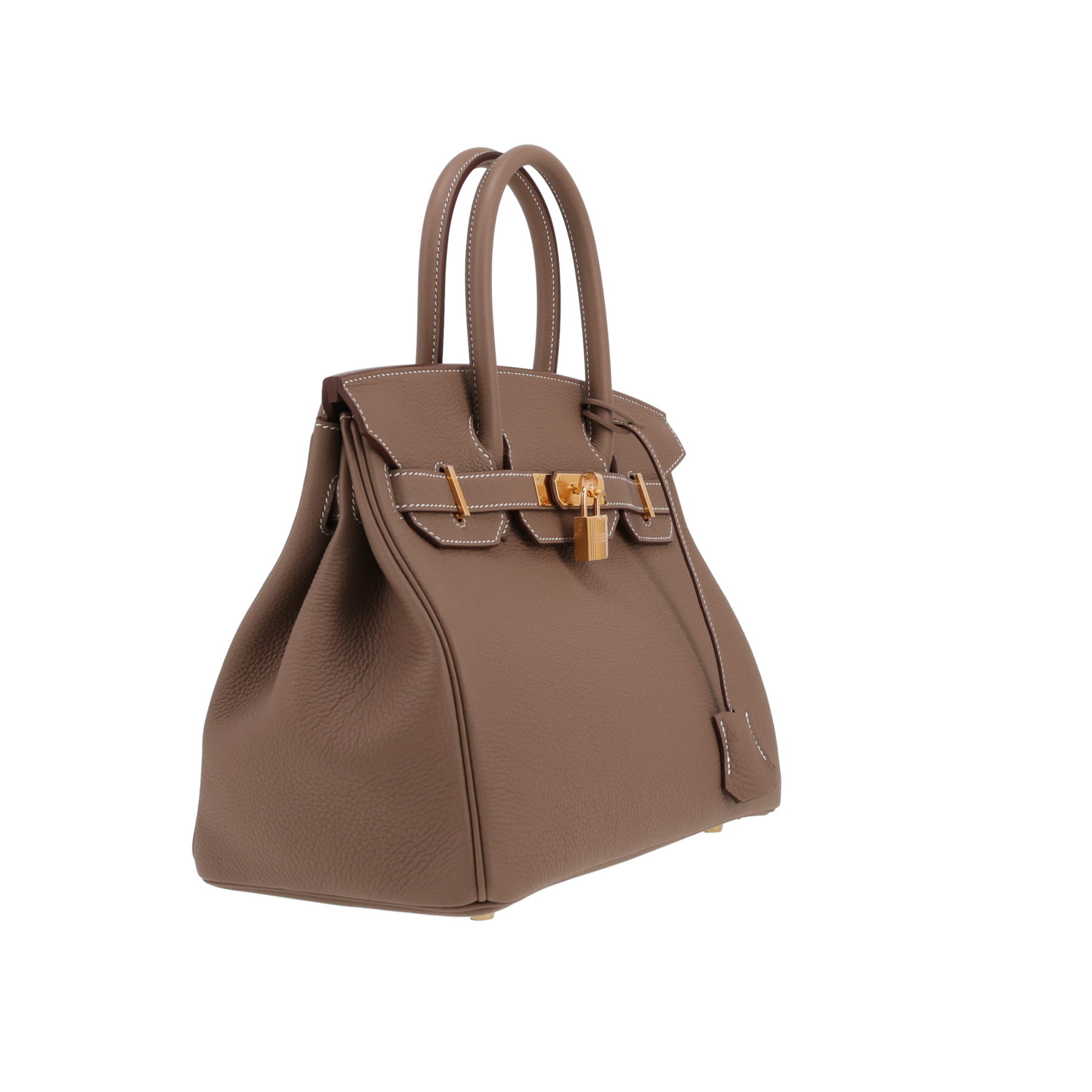 Borsa Hermès  Birkin 30 cm in pelle togo etoupe