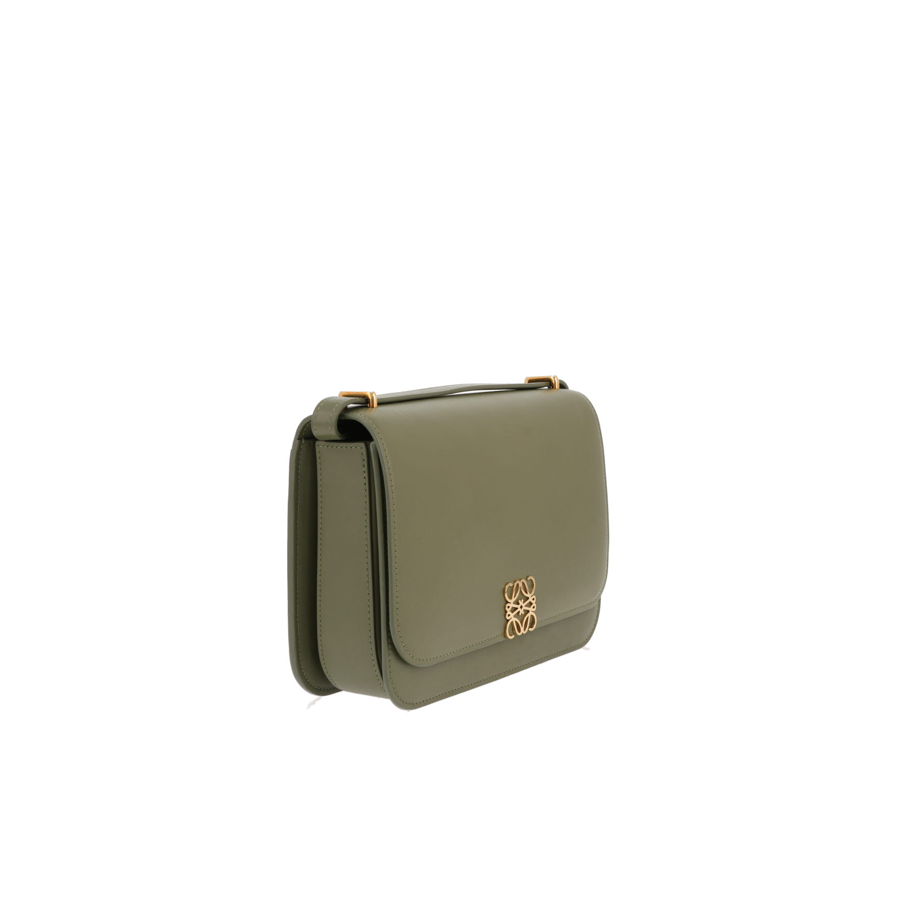 Borsa a tracolla Loewe  Goya in pelle verde Mandorla