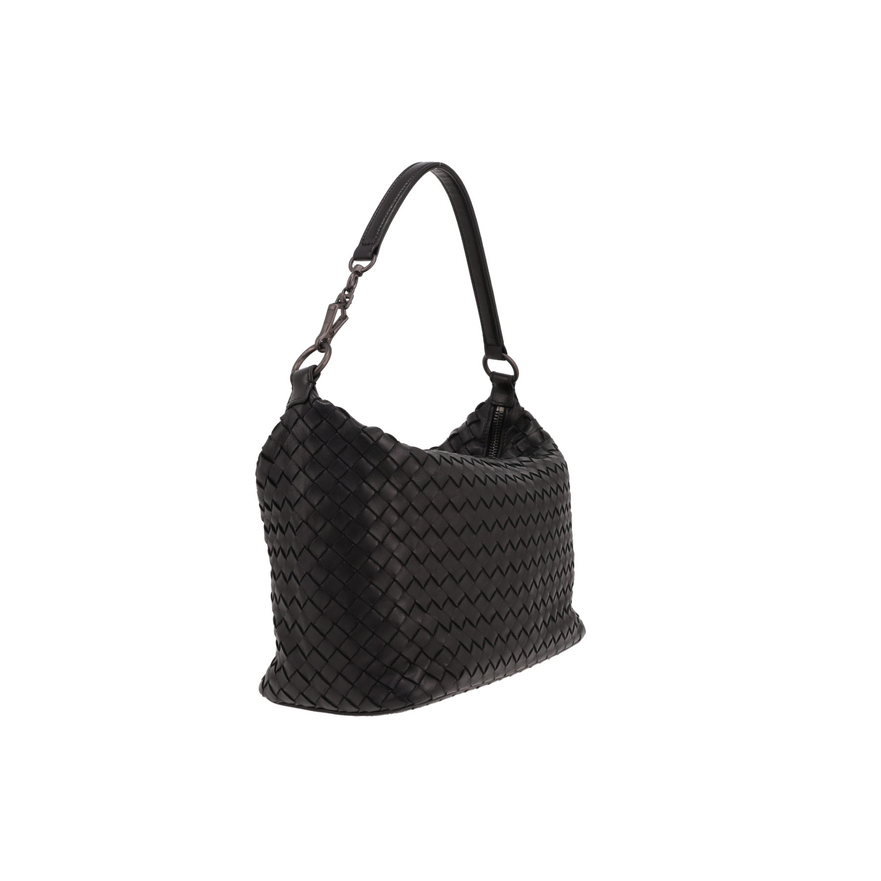 Bottega Veneta handbag   in black woven leather