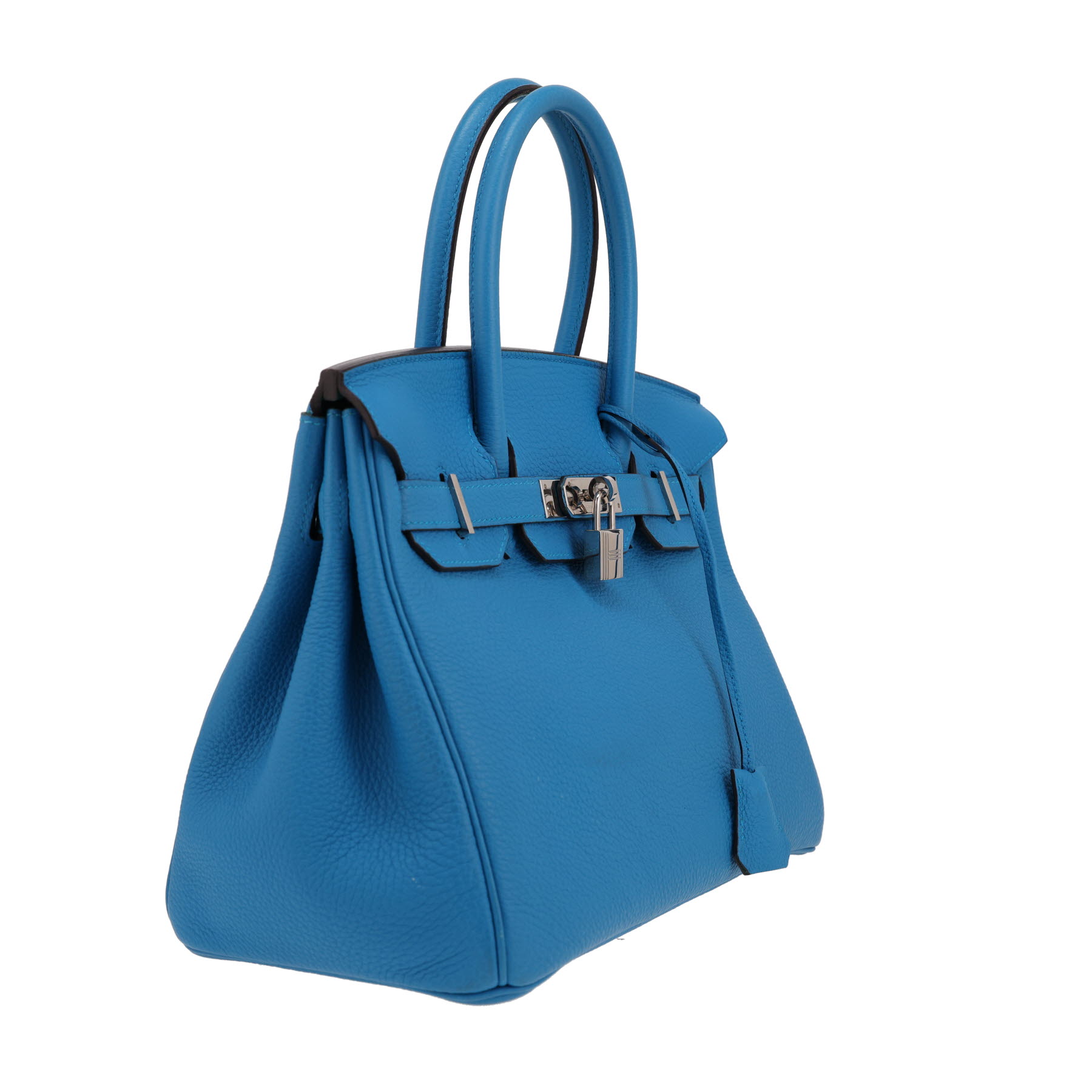 Hermès  Birkin 30 cm handbag  in blue togo leather