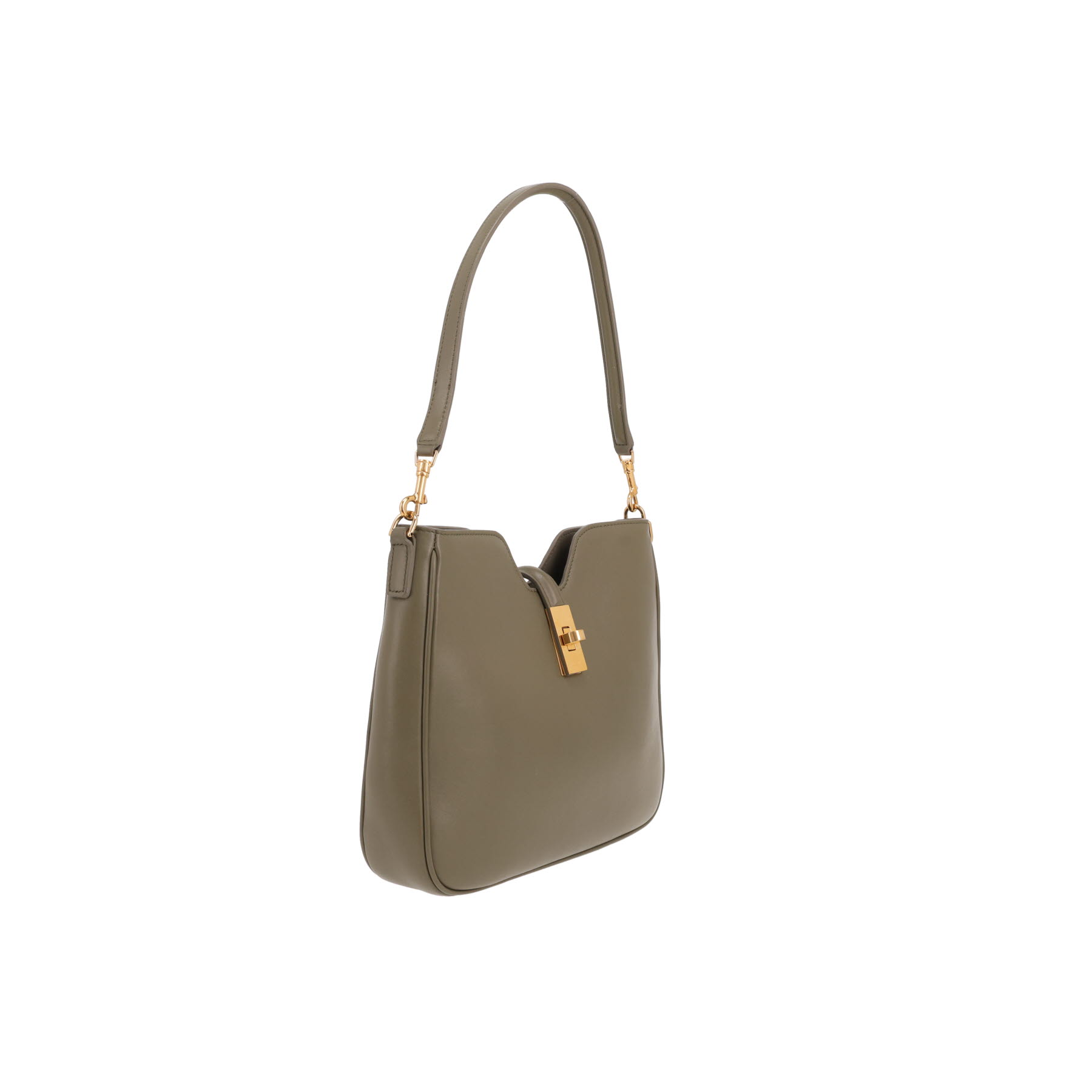 Sac à main Celine  Camille 16 Soft en cuir vert