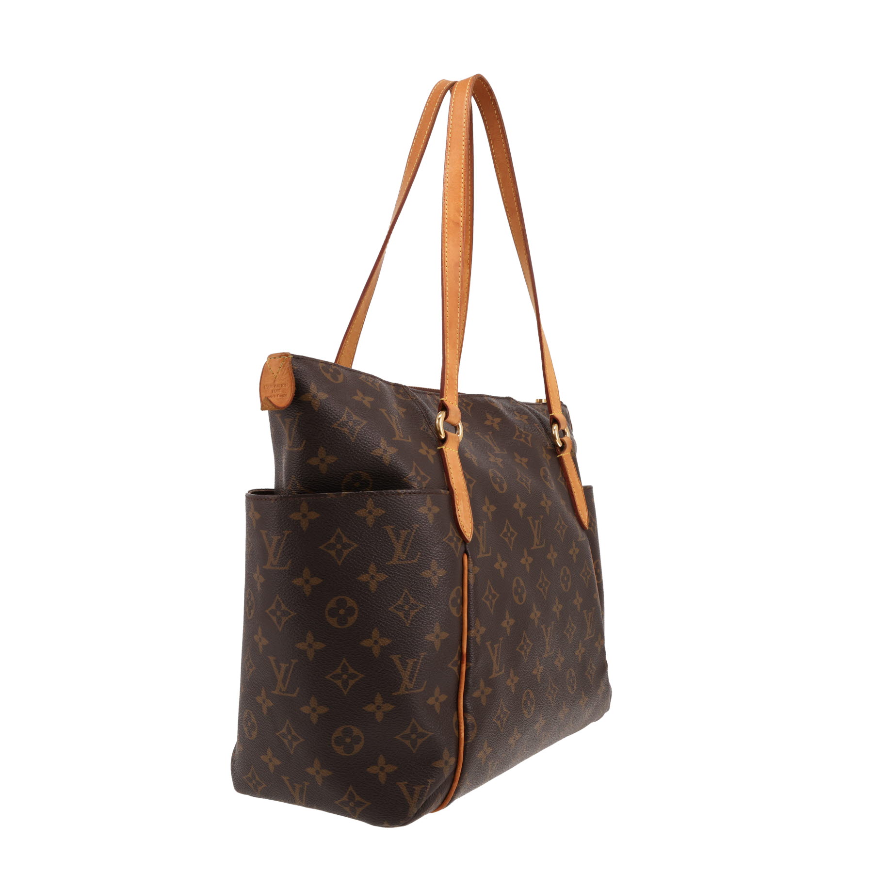 Louis Vuitton  Totally handbag  in brown monogram canvas  and natural leather