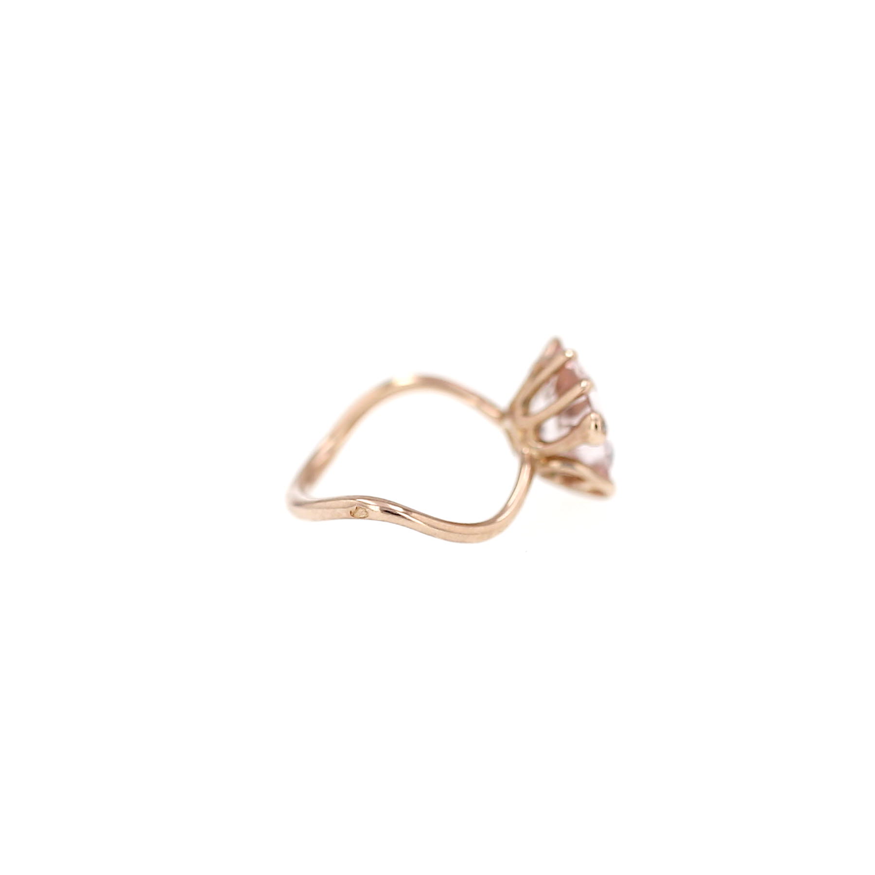 Dior Oui ring in pink gold and morganite
