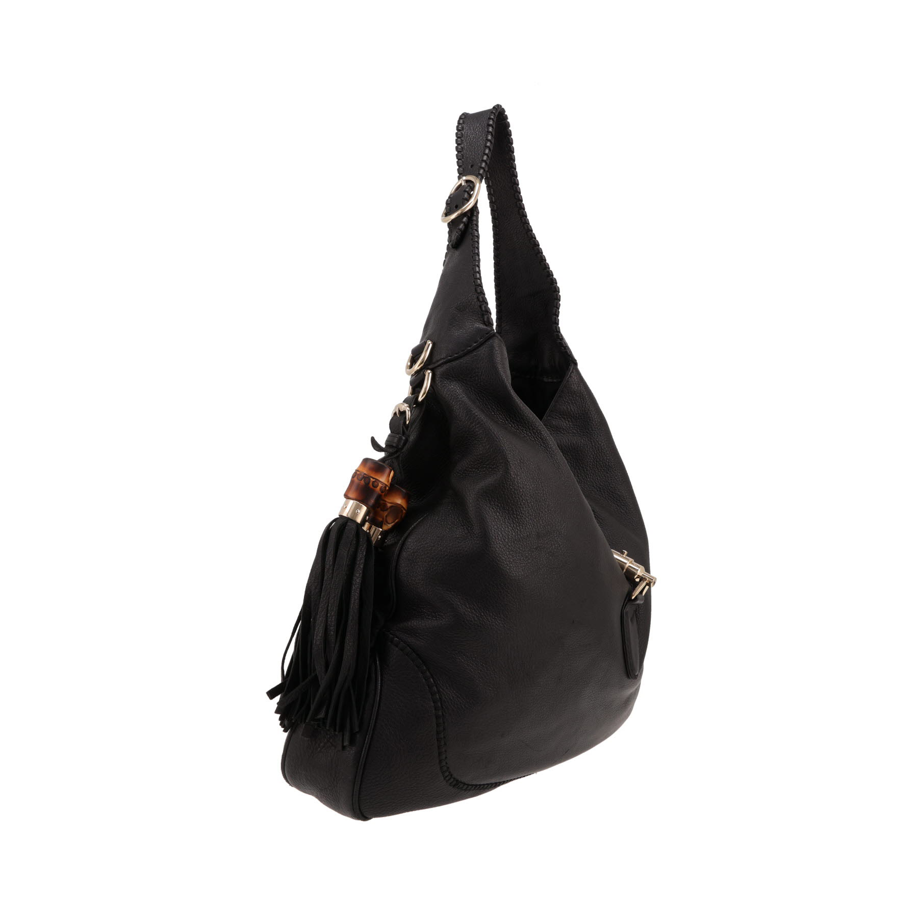 Gucci  Jackie handbag  in black leather