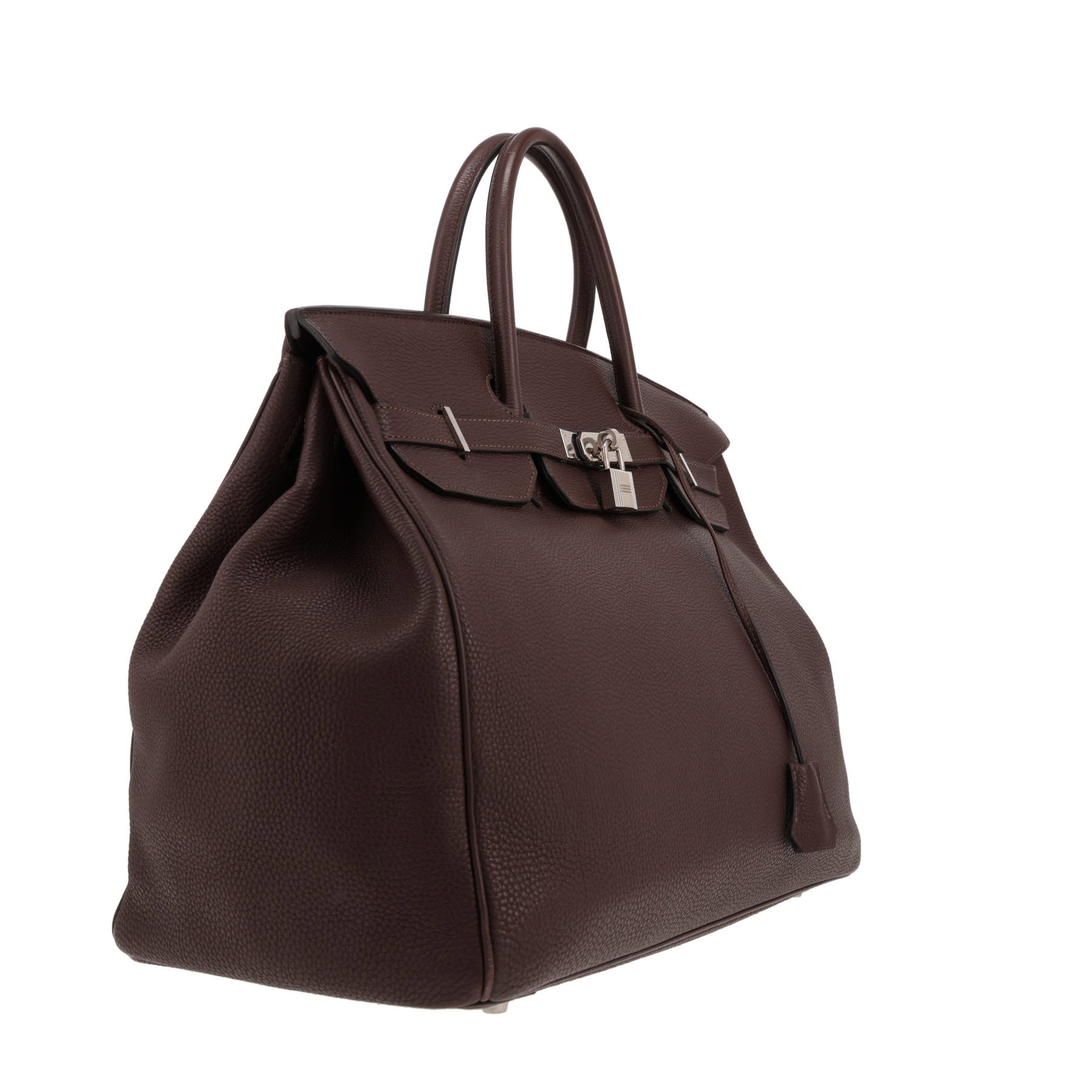 Sac à main Hermès  Birkin 40 cm en cuir togo marron