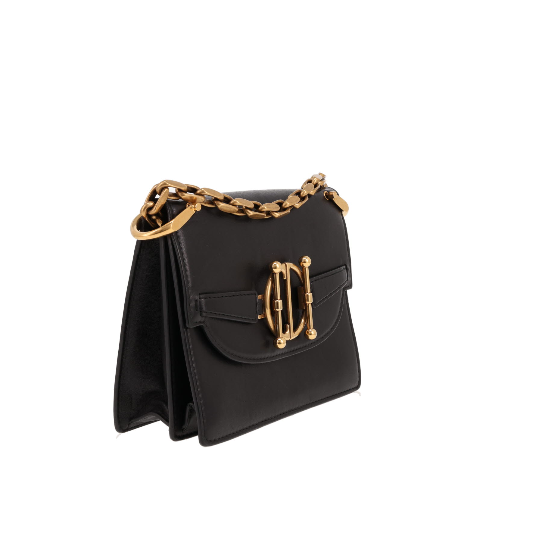 Dior  Direction shoulder bag  in black leather