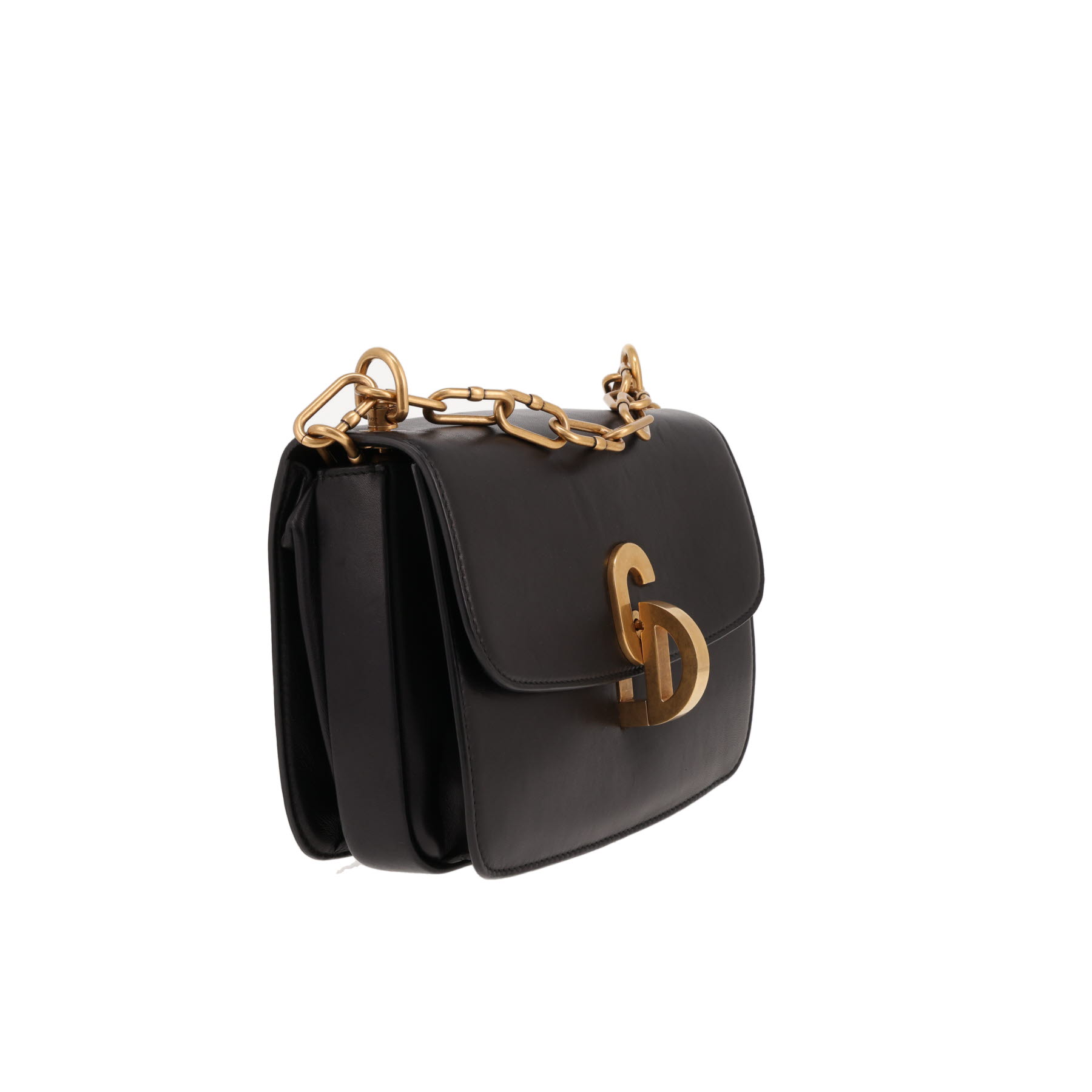 Dior  Dior21st shoulder bag  in black leather