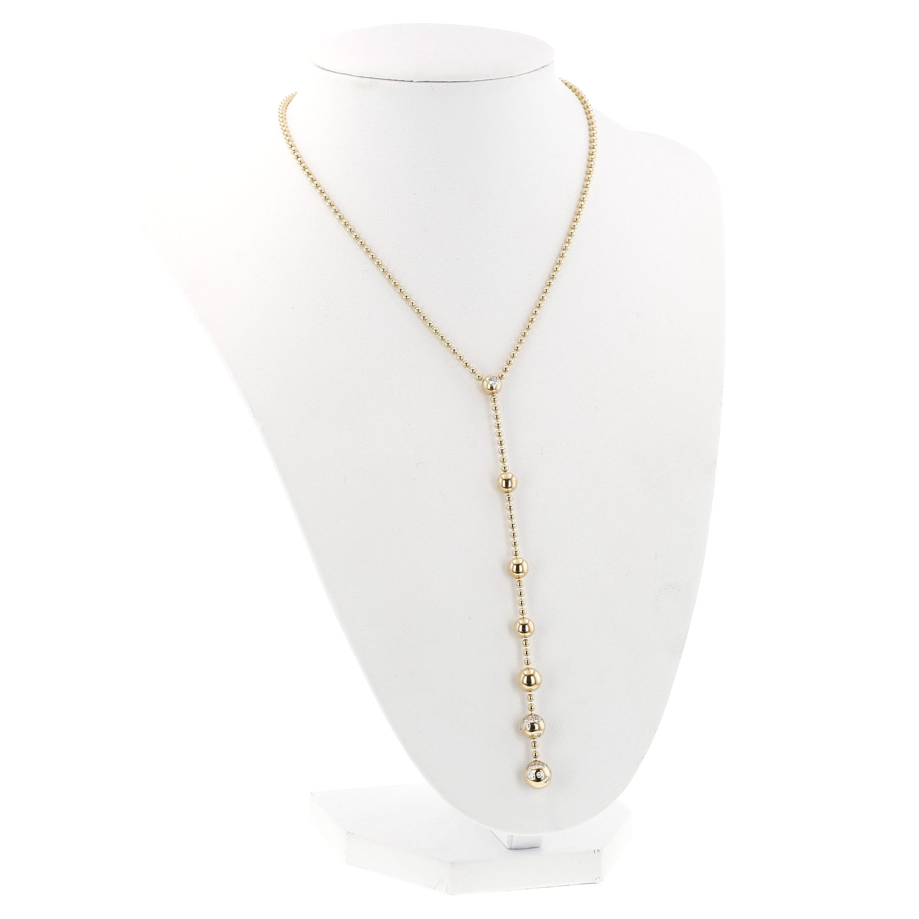 Cartier Draperie necklace in yellow gold and diamonds