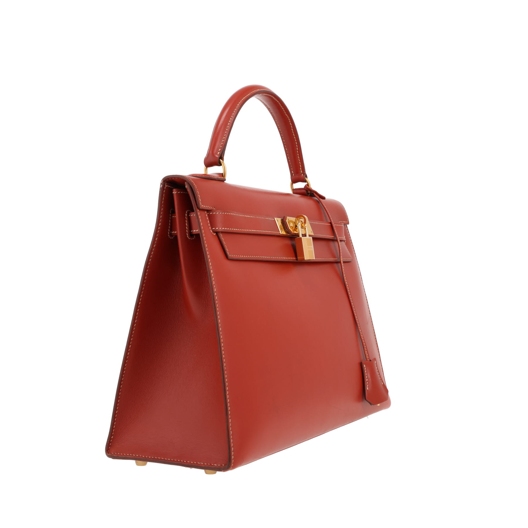 Hermès Kelly 32 cm handbag in Etrusque box leather