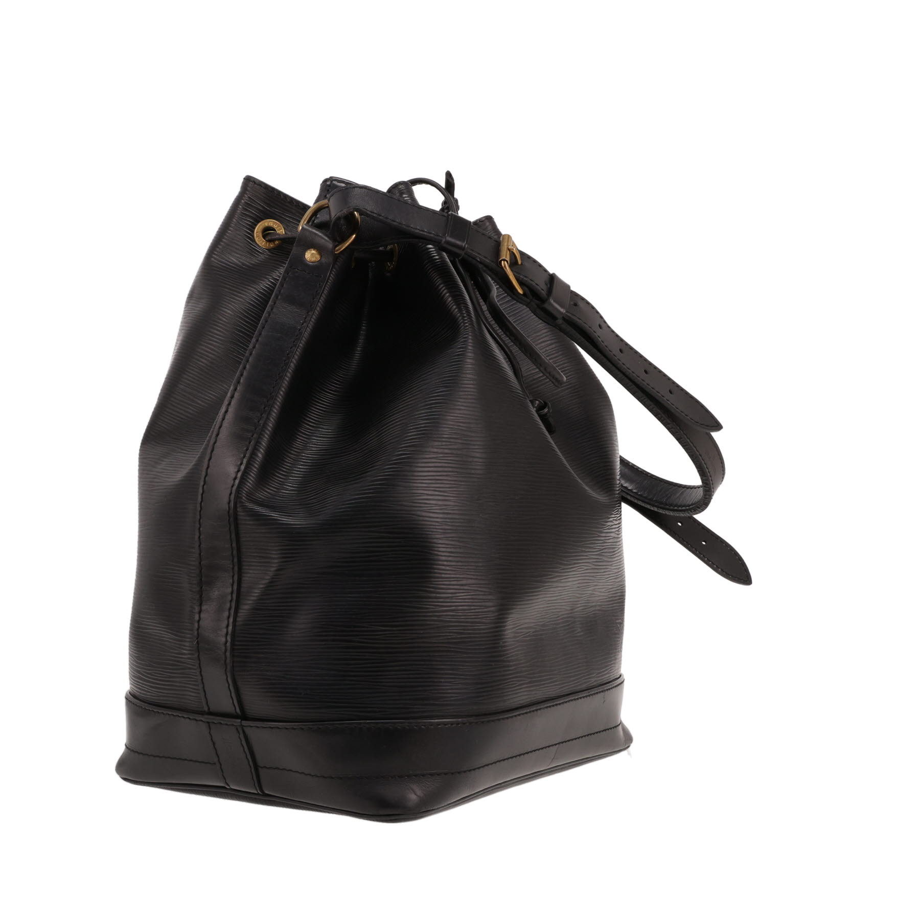 Bolso de mano Louis Vuitton  Grand Noé en cuero Epi negro