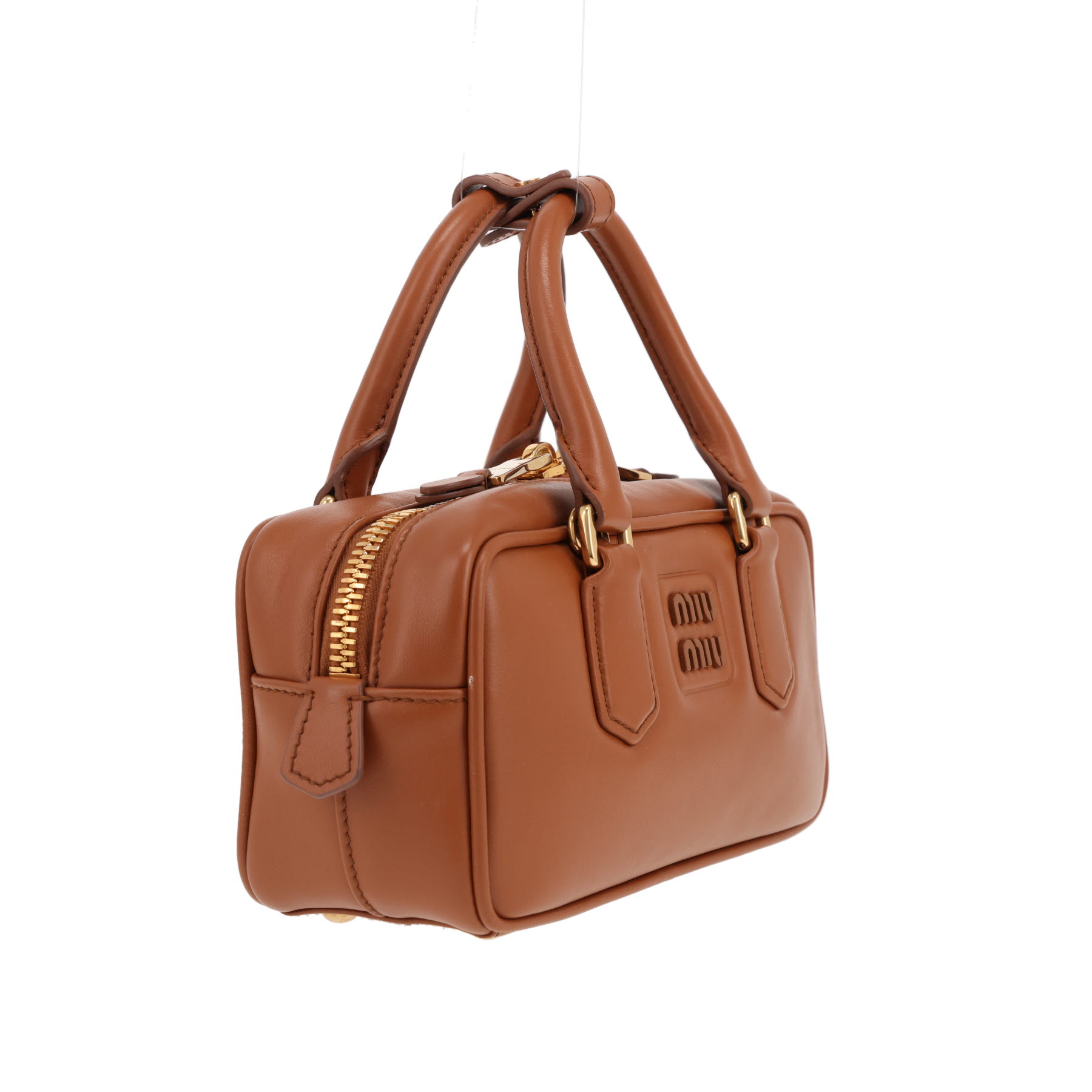 Borsa Miu Miu  Arcadie in pelle marrone