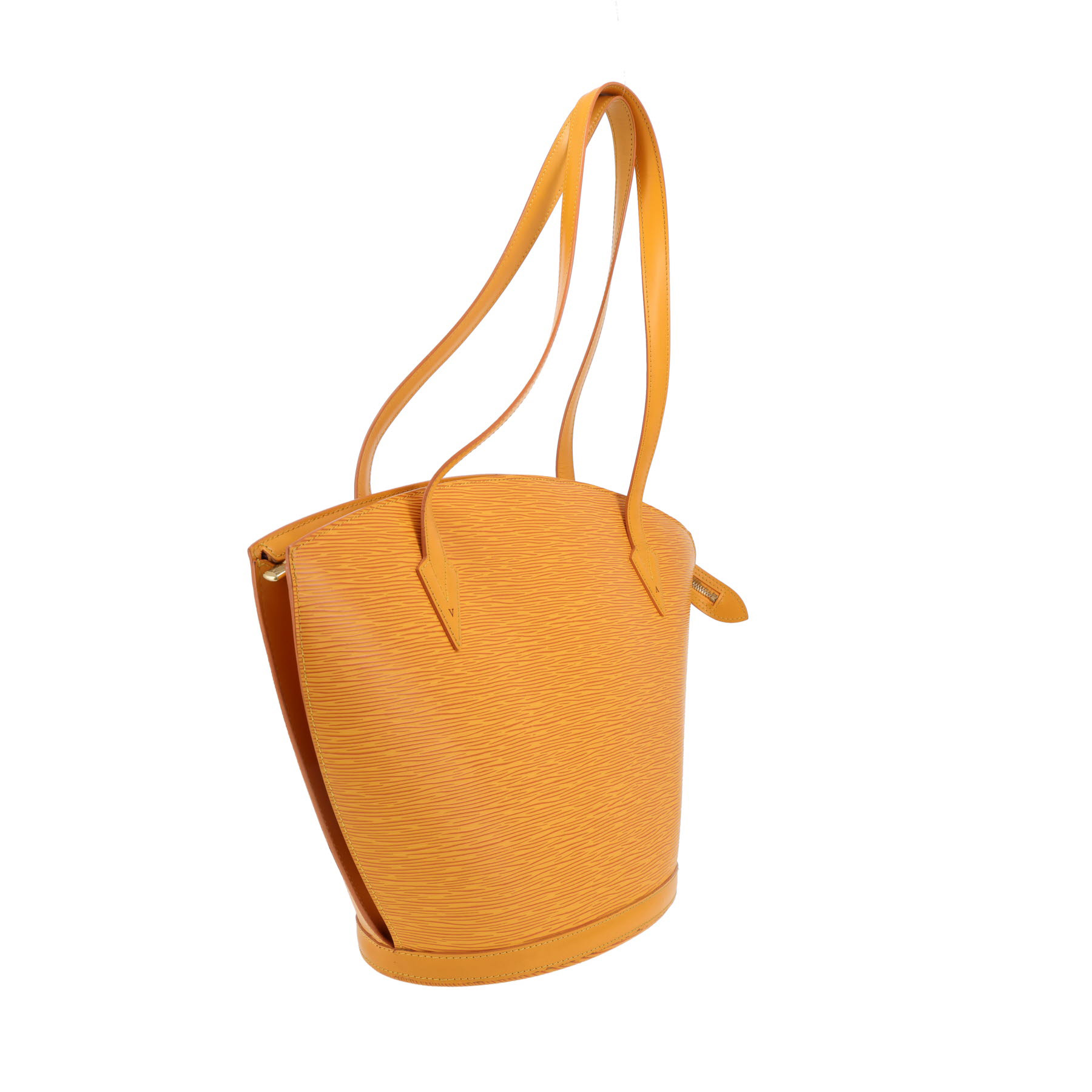 Louis Vuitton  Saint Jacques handbag  in yellow epi leather