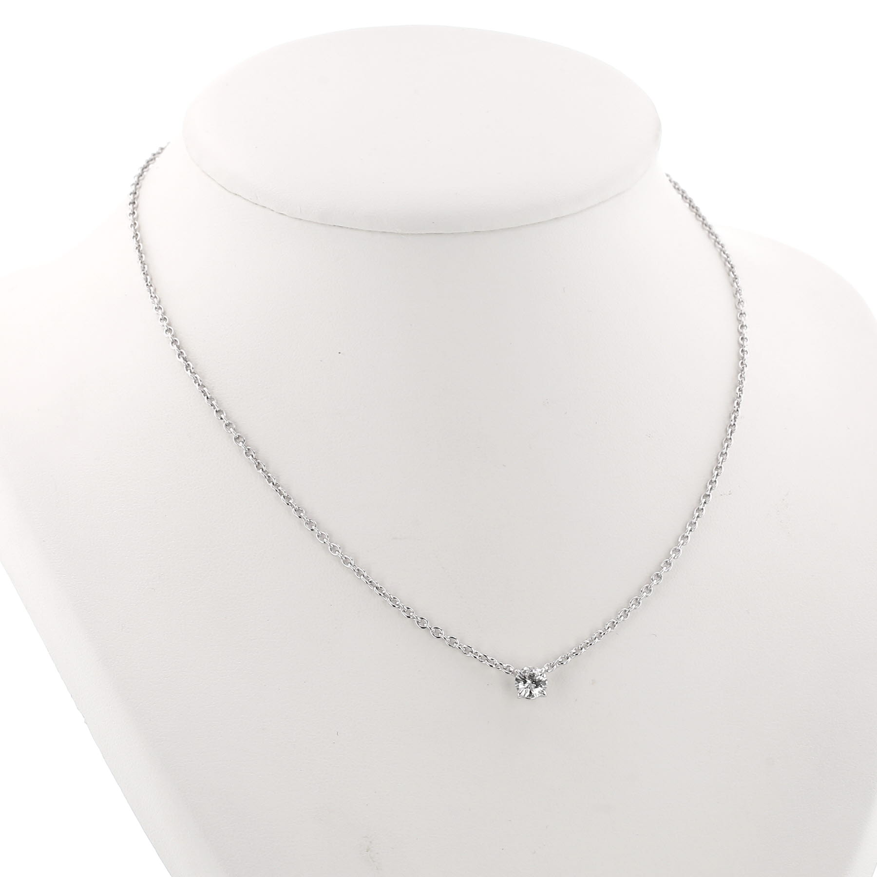 Cartier 1895 necklace in white gold and diamond
