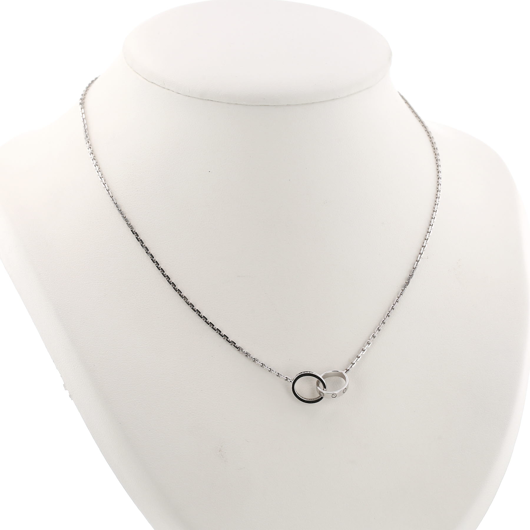 Cartier Love necklace in white gold and diamonds