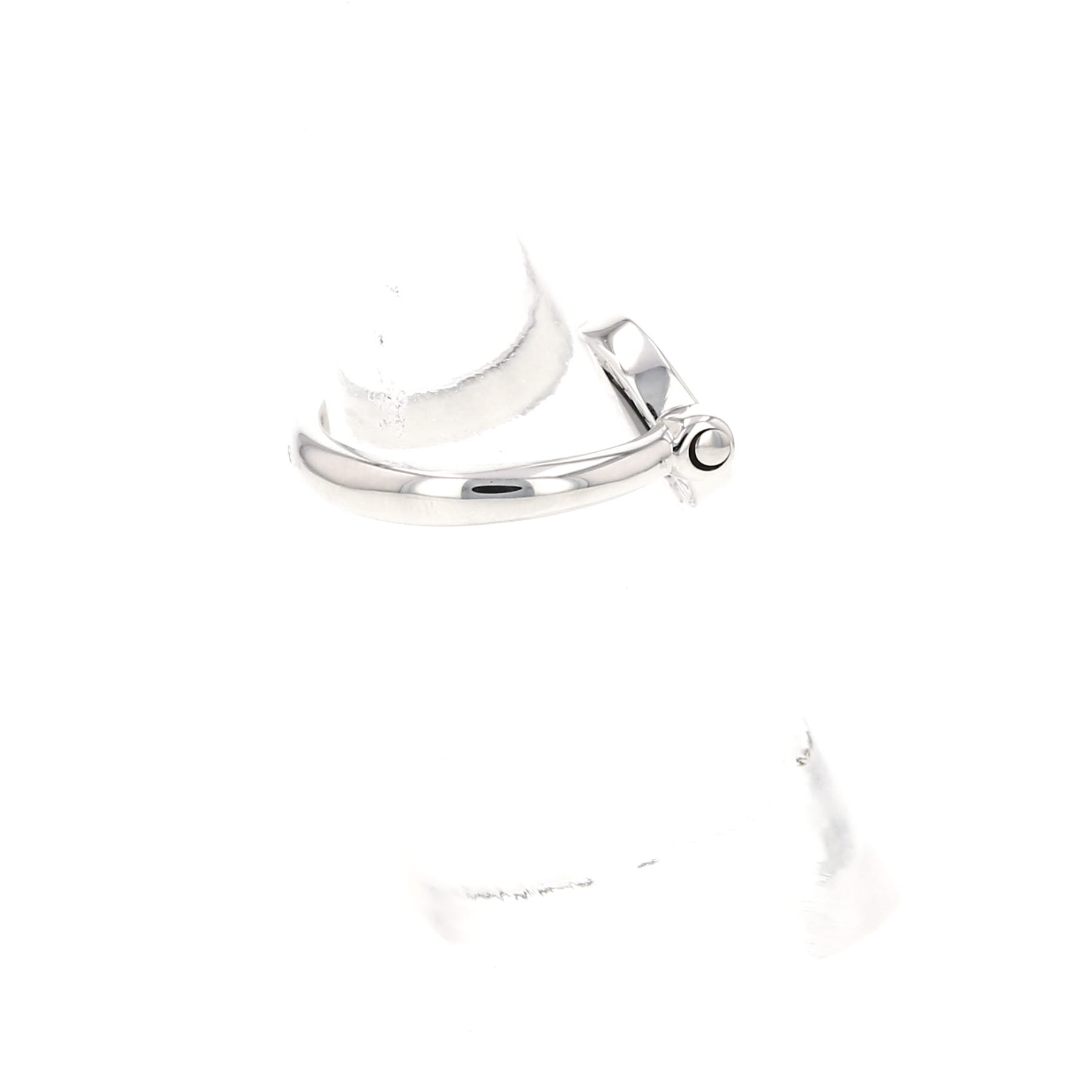 Sortija giratoria Bulgari Bulgari Bulgari de oro blanco, diamantes y ónix