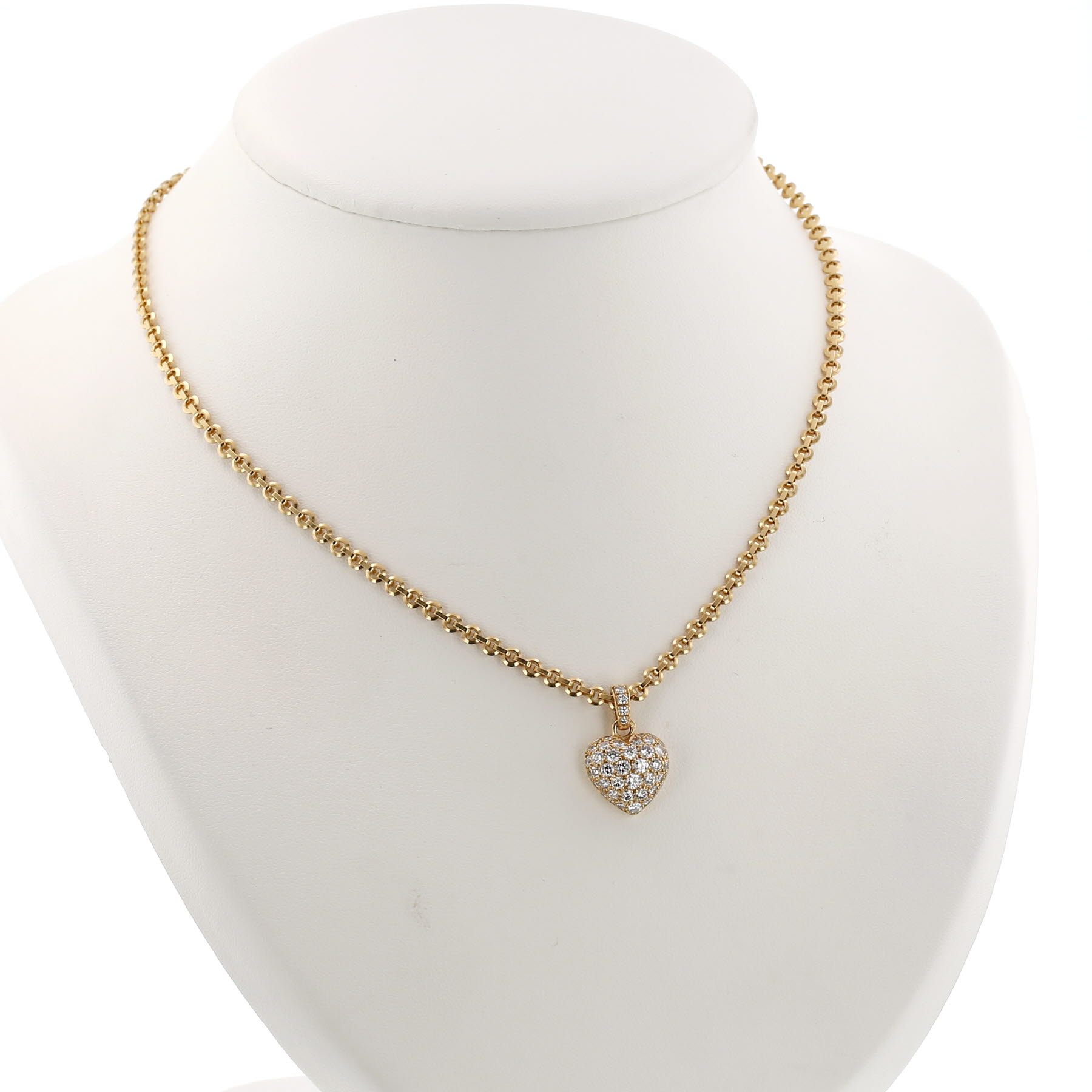 Collana Cartier Coeur et Symbole in oro giallo e diamanti