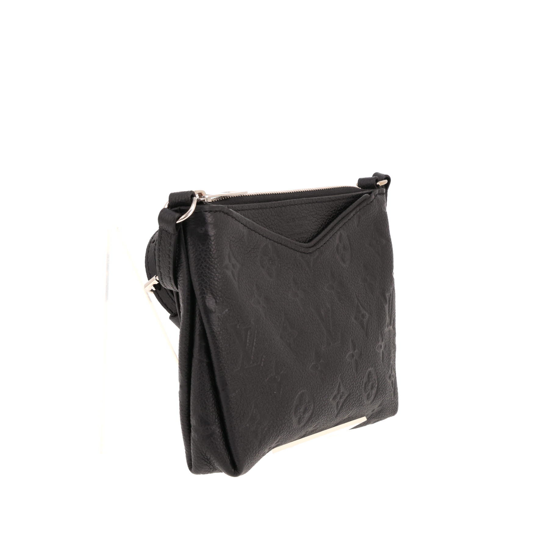 Borsa a tracolla Louis Vuitton  Pallas BB in pelle monogram con stampa nera