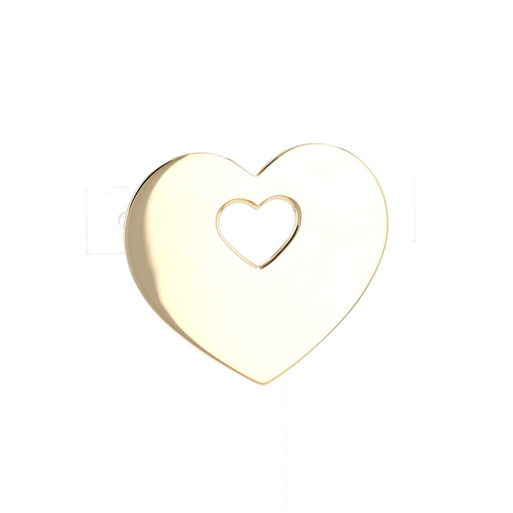 Pendentif Poiray Coeur Secret grand modèle en or jaune