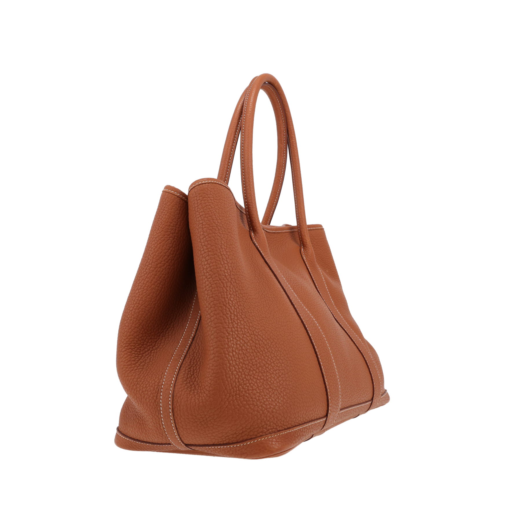 Hermès  Garden Party 36 cm shopping bag  in gold togo leather